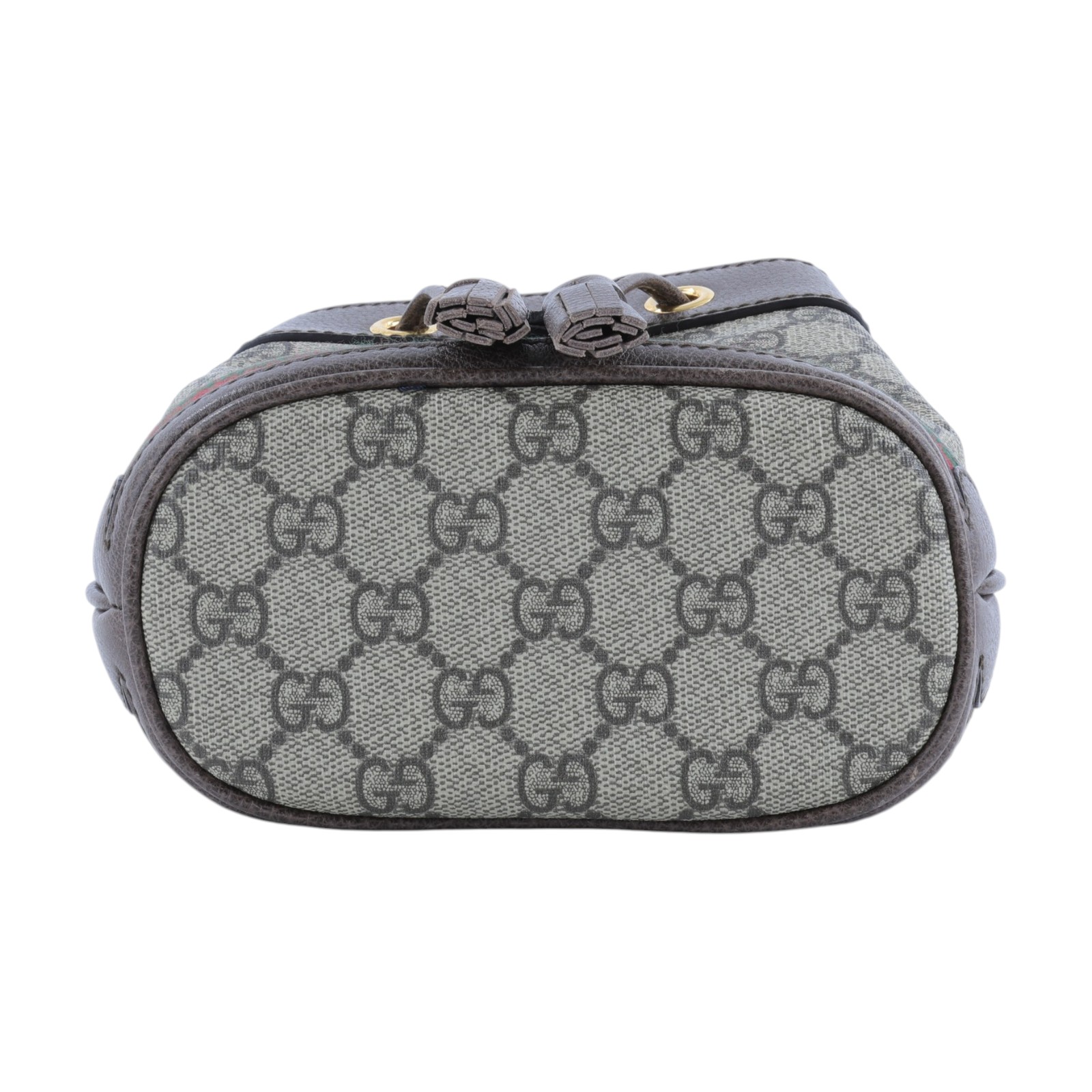 古馳 GUCCI Ophidia GG 迷你 水桶袋 米色 烏木色 550620 96I3B 棕GG紋OPHIDIA水桶包 無附屬品