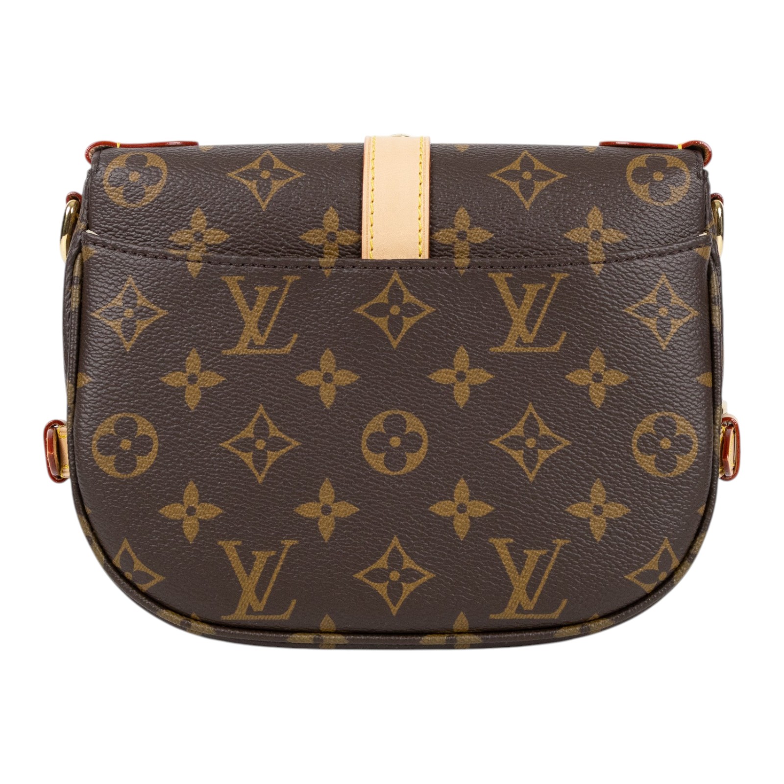 路易威登 LOUIS VUITTON Saumur BB  手提 馬鞍斜背包 M46740 晶片款 原花Saumur BB肩背包 防塵袋/背帶3/購買證明