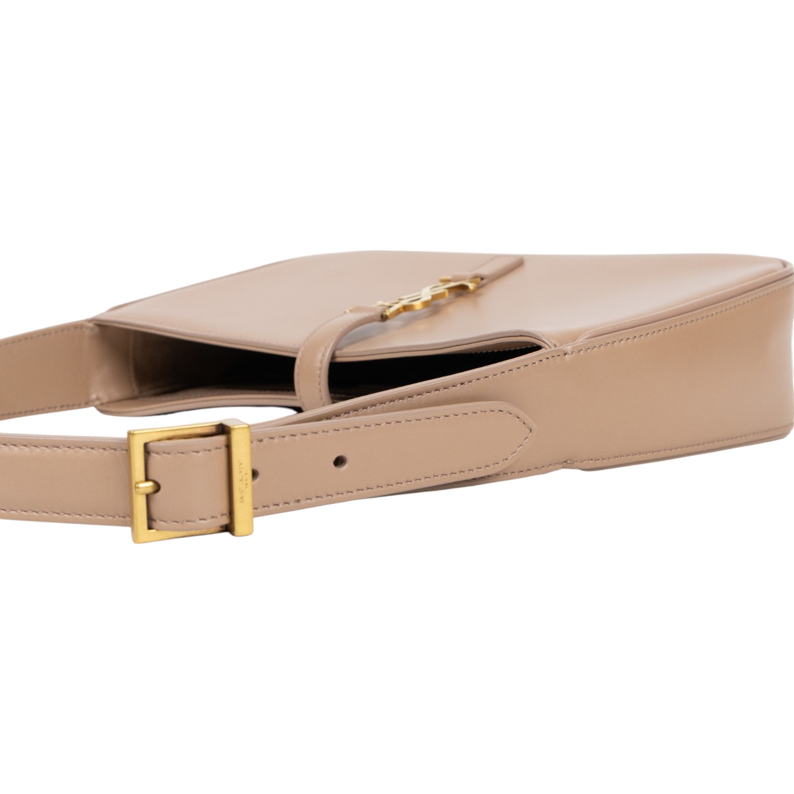 聖羅蘭 YSL SAINT LAURENT LE 5 À 7 滑面皮革 HOBO 手袋 手提包 6572282R20W 奶茶LE 5 À 7皮革HOBO 防塵袋