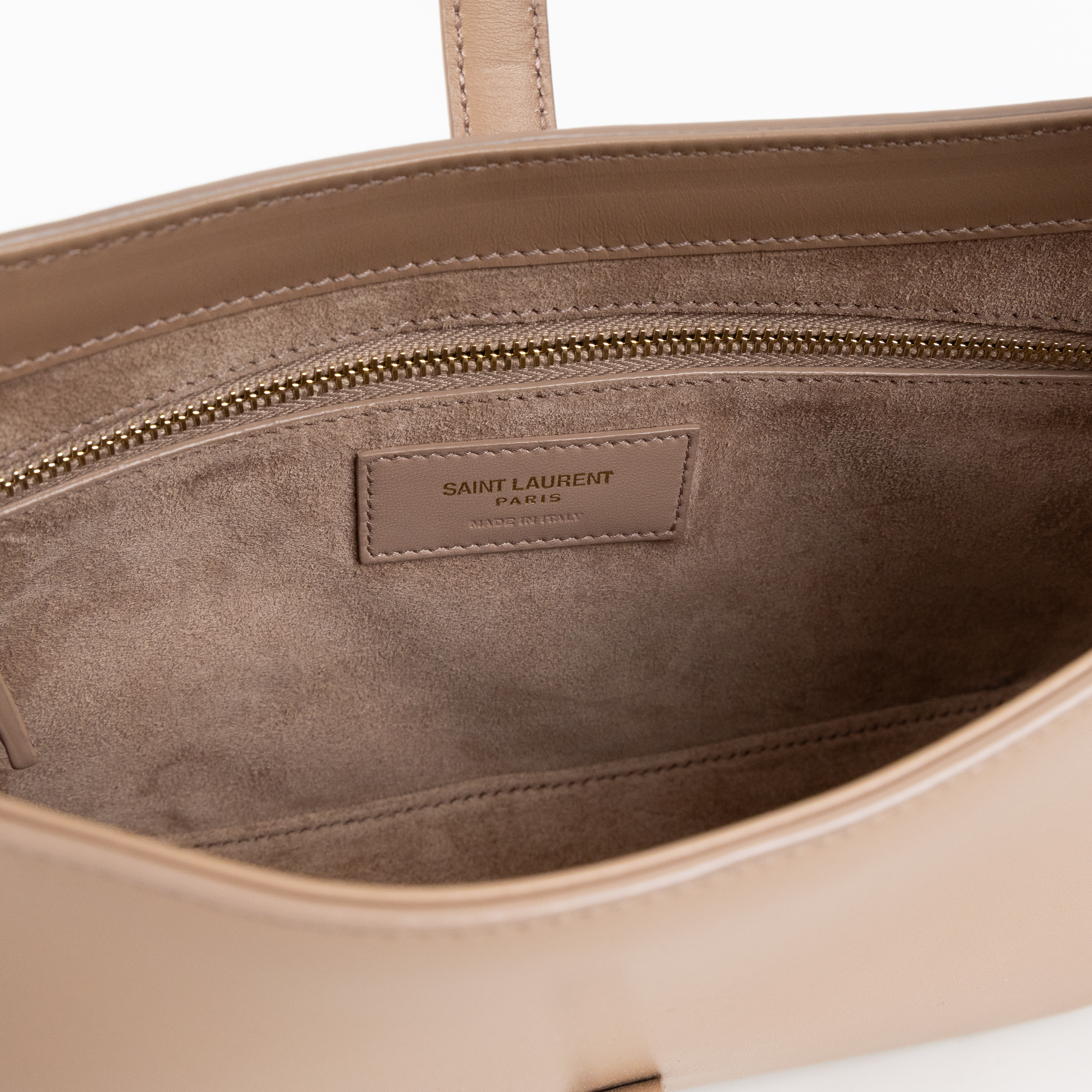 聖羅蘭 YSL SAINT LAURENT LE 5 À 7 滑面皮革 HOBO 手袋 手提包 6572282R20W 奶茶LE 5 À 7皮革HOBO 防塵袋