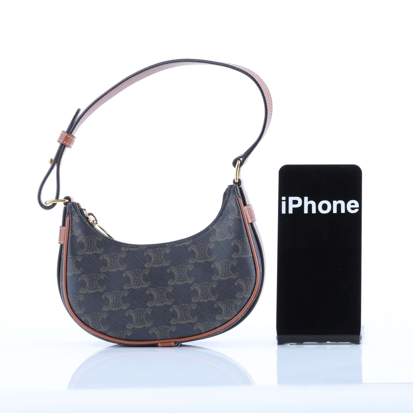 思琳 CELINE 平滑小牛皮 Ava 迷你型 肩背 手提包 10I602DS1 原花AVA肩背包MINI 原廠盒子/防塵袋/購買證明