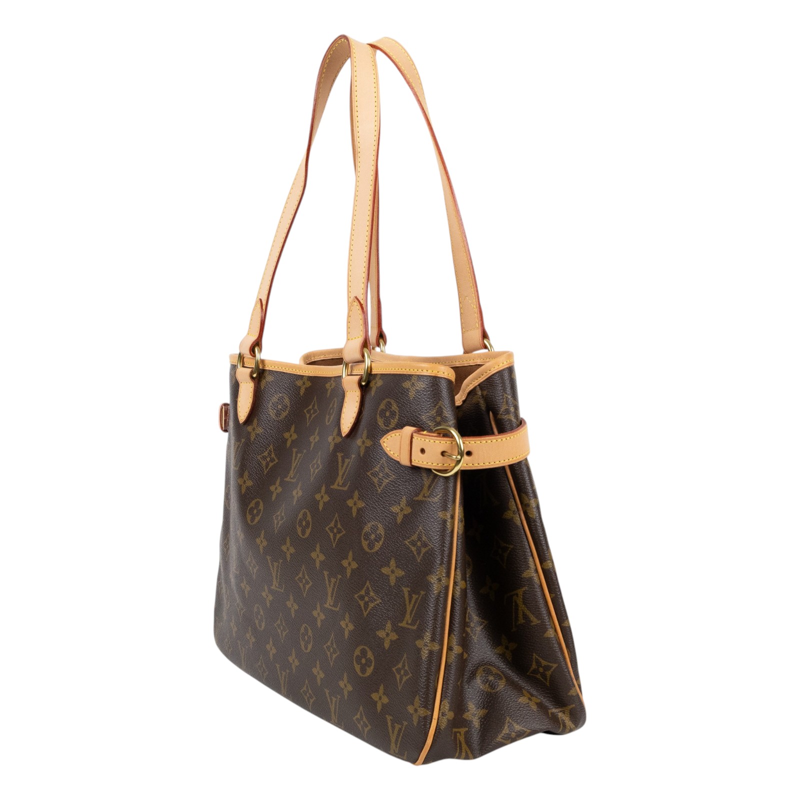 路易威登 LOUIS VUITTON Batignolles 原花 肩背 名媛包 橫式手提包 M51154  防塵袋