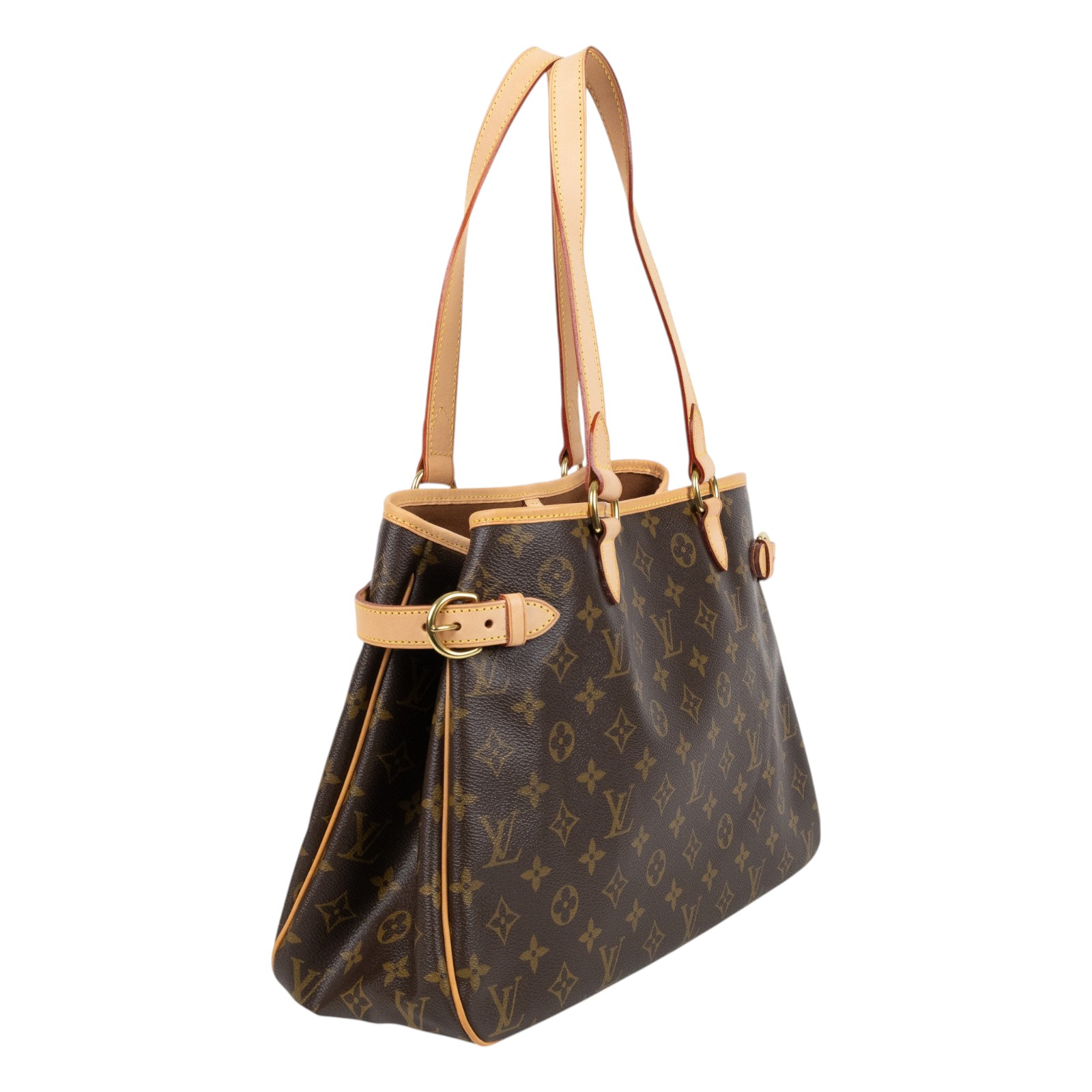 路易威登 LOUIS VUITTON Batignolles 原花 肩背 名媛包 橫式手提包 M51154  防塵袋