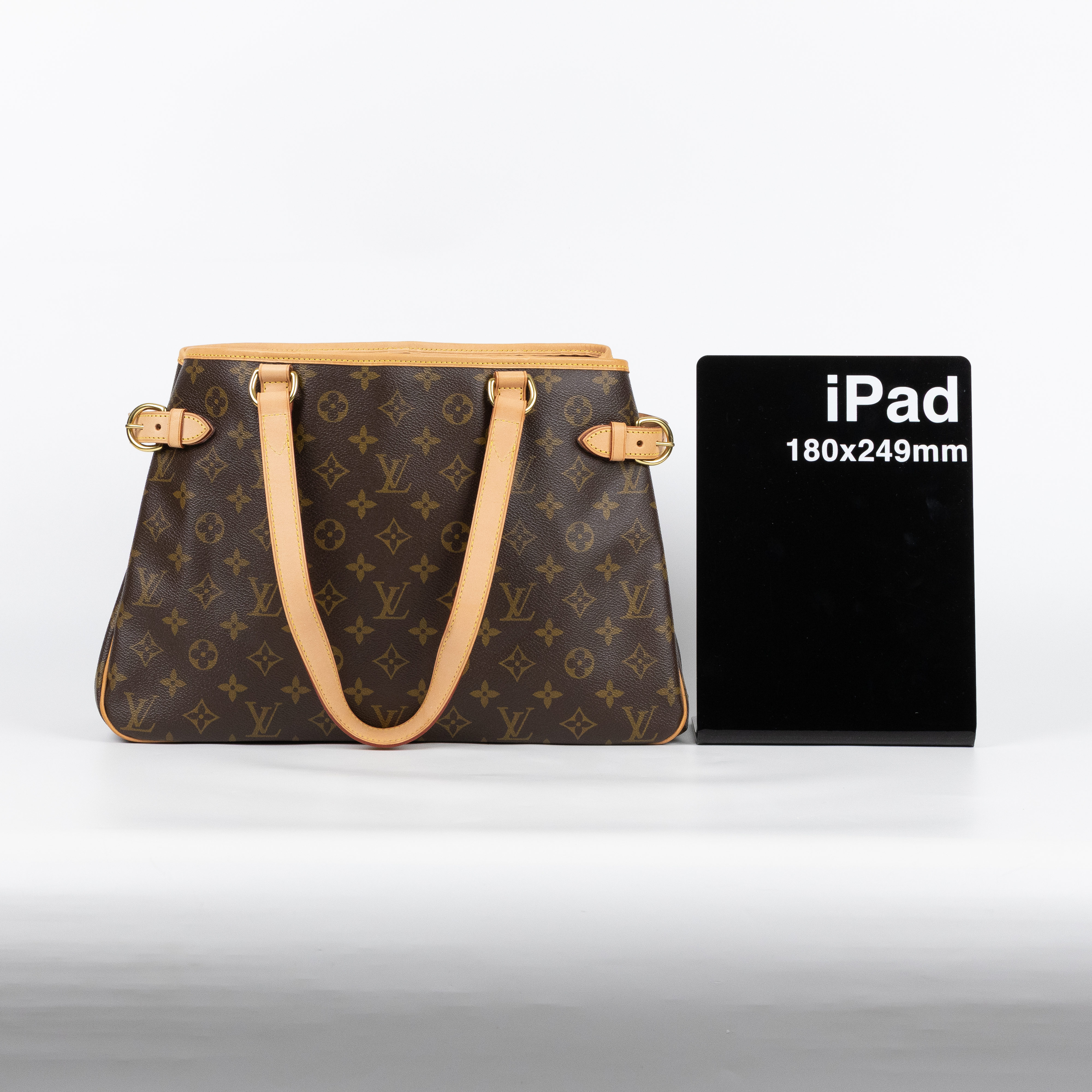 路易威登 LOUIS VUITTON Batignolles 原花 肩背 名媛包 橫式手提包 M51154  防塵袋