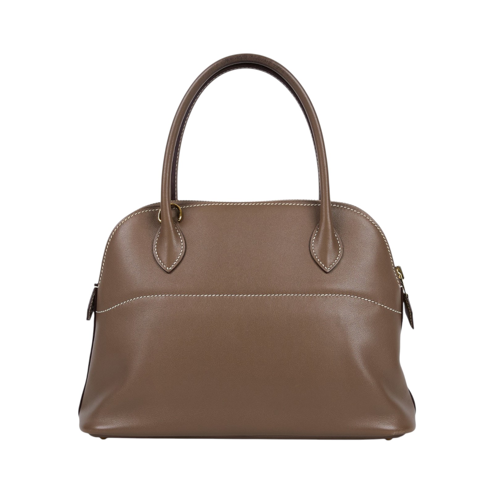 愛馬仕 Hermes Bolide Bag 柏莉包 27 金色五金 大象灰 H047653CC18 /A SA 011 WU  原廠盒子/防塵袋/背帶/購買證明