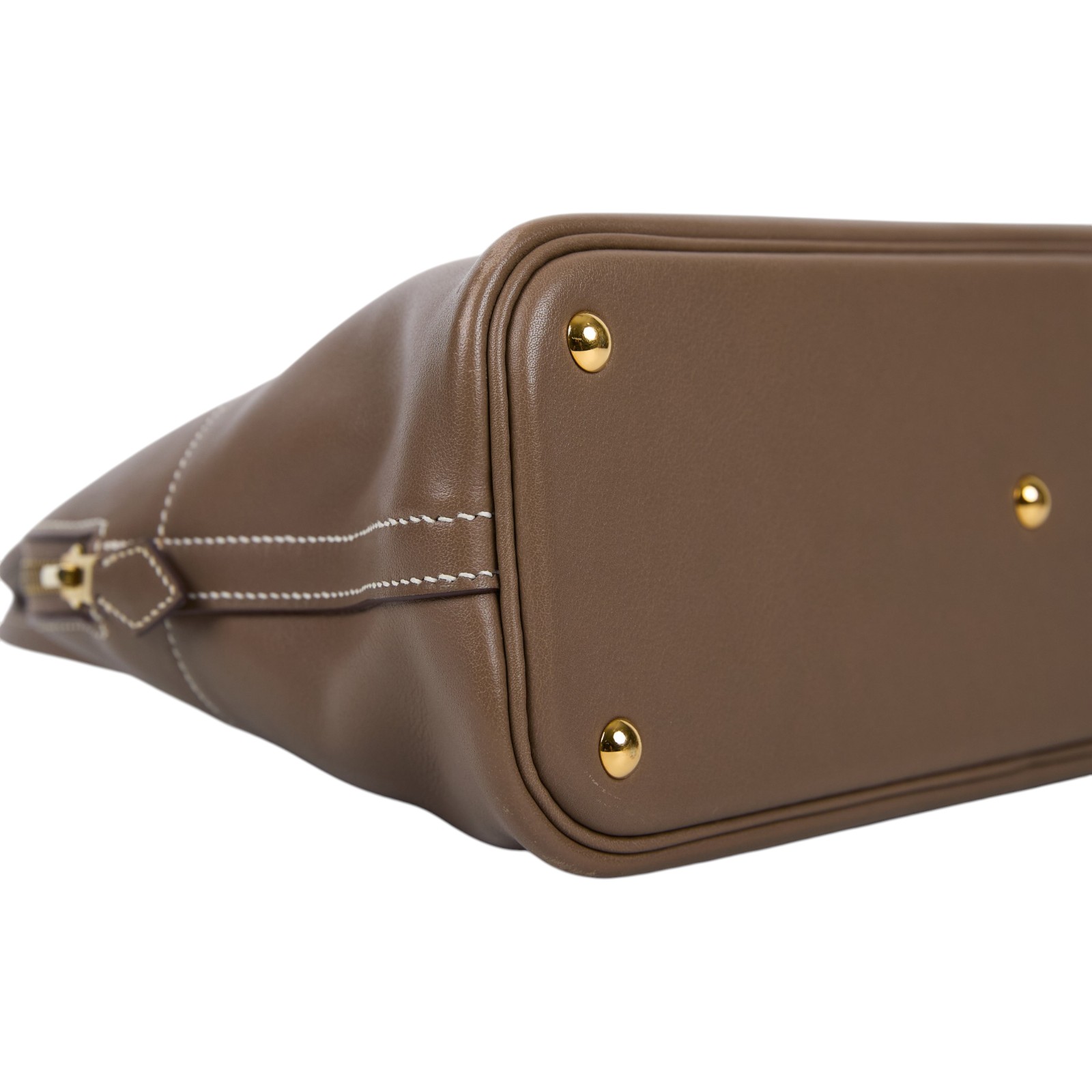 愛馬仕 Hermes Bolide Bag 柏莉包 27 金色五金 大象灰 H047653CC18 /A SA 011 WU  原廠盒子/防塵袋/背帶/購買證明