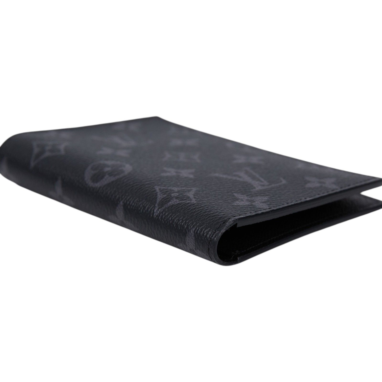 路易威登 LOUIS VUITTON 護照封套 帆布 黑色 M64501 晶片款 黑原花護照夾 原廠盒子/防塵袋