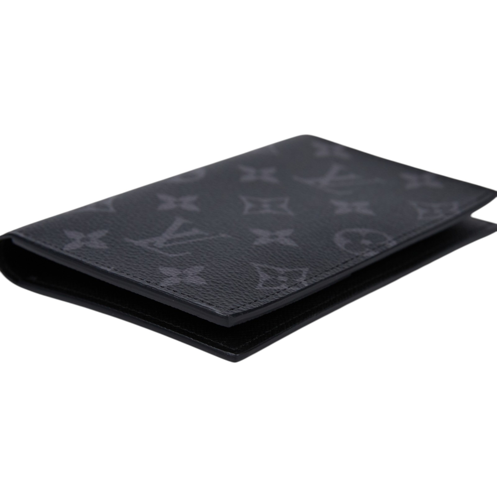 路易威登 LOUIS VUITTON 護照封套 帆布 黑色 M64501 晶片款 黑原花護照夾 原廠盒子/防塵袋