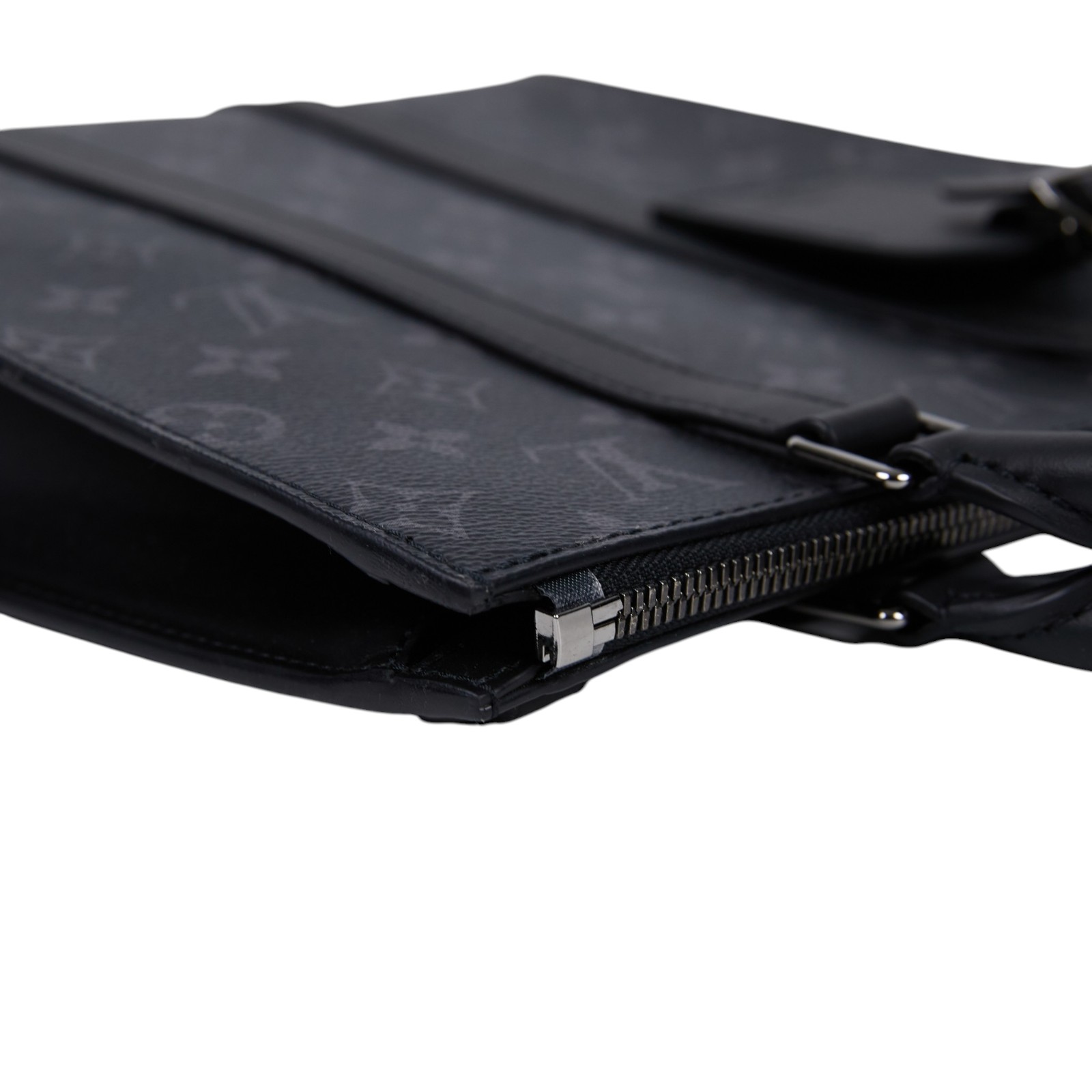 路易威登 LOUIS VUITTON Sac Plat Cross 手提包 肩背包 斜背包 公事包 M46098 晶片款  原廠盒子/背帶T/防塵袋/購買證明