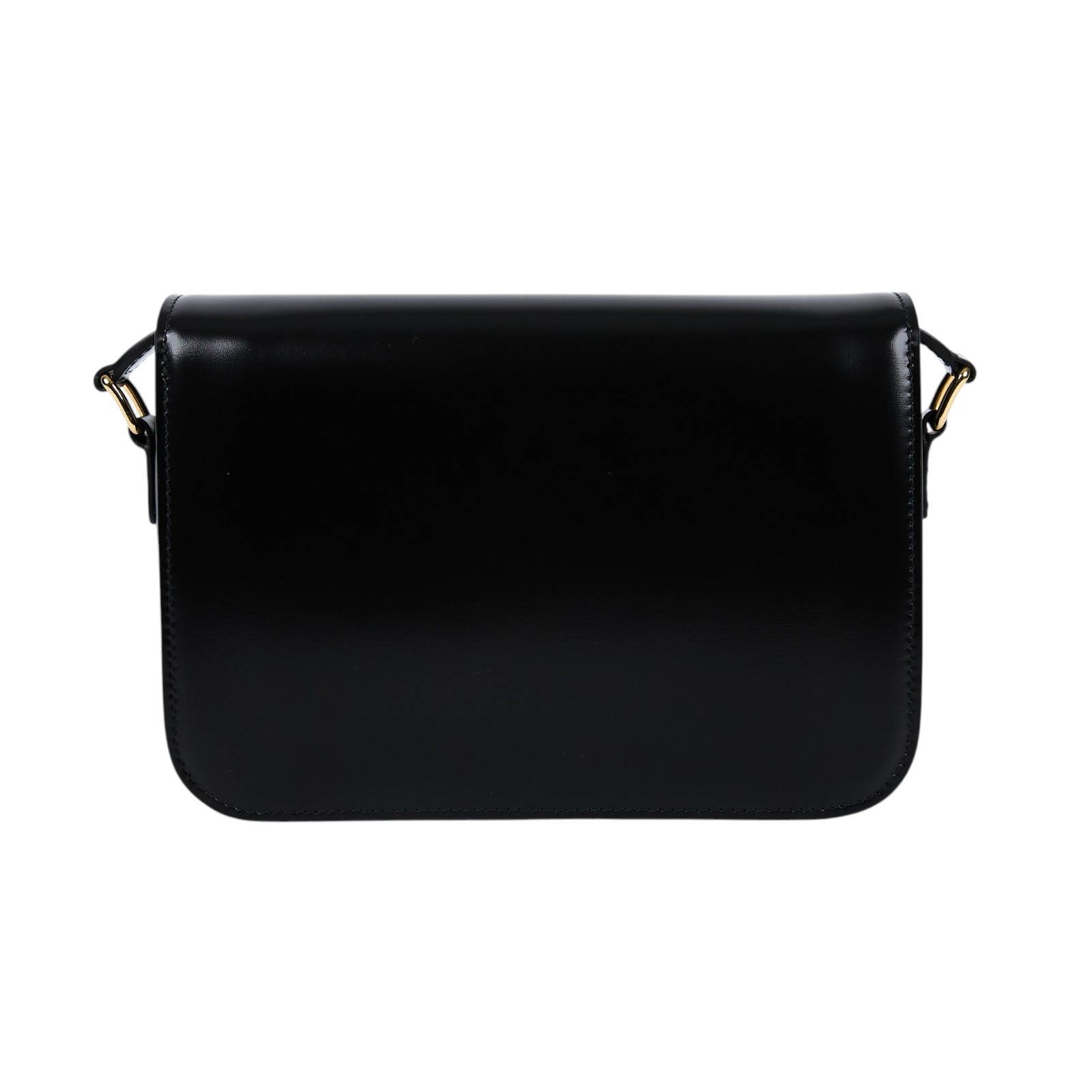 思琳 CELINE 亮面牛皮革 Classique Triomphe 凱旋門 肩背包 187363BF4  原廠盒子/防塵袋/購買證明