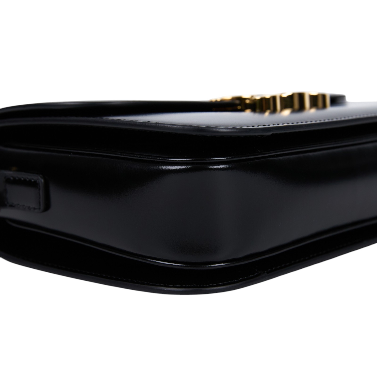 思琳 CELINE 亮面牛皮革 Classique Triomphe 凱旋門 肩背包 187363BF4  原廠盒子/防塵袋/購買證明