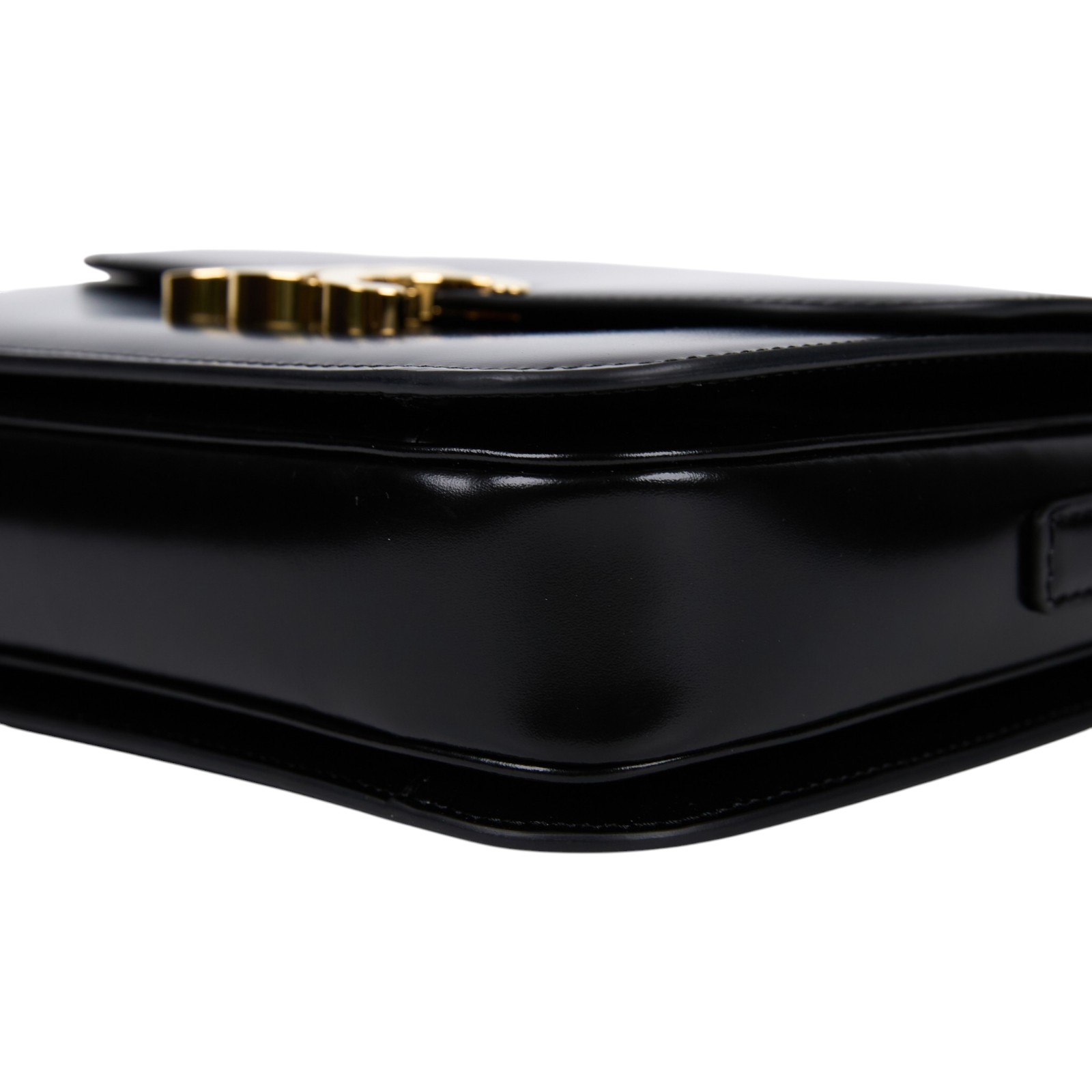 思琳 CELINE 亮面牛皮革 Classique Triomphe 凱旋門 肩背包 187363BF4  原廠盒子/防塵袋/購買證明