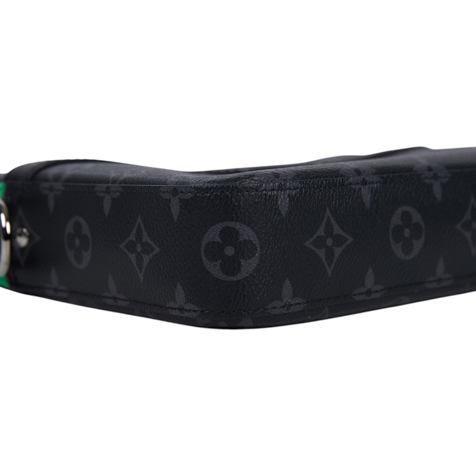 路易威登 LOUIS VUITTON Trio 郵差包 肩背包 斜背包 M26052 黑原花拚綠Trio 郵差包 背帶/內袋2