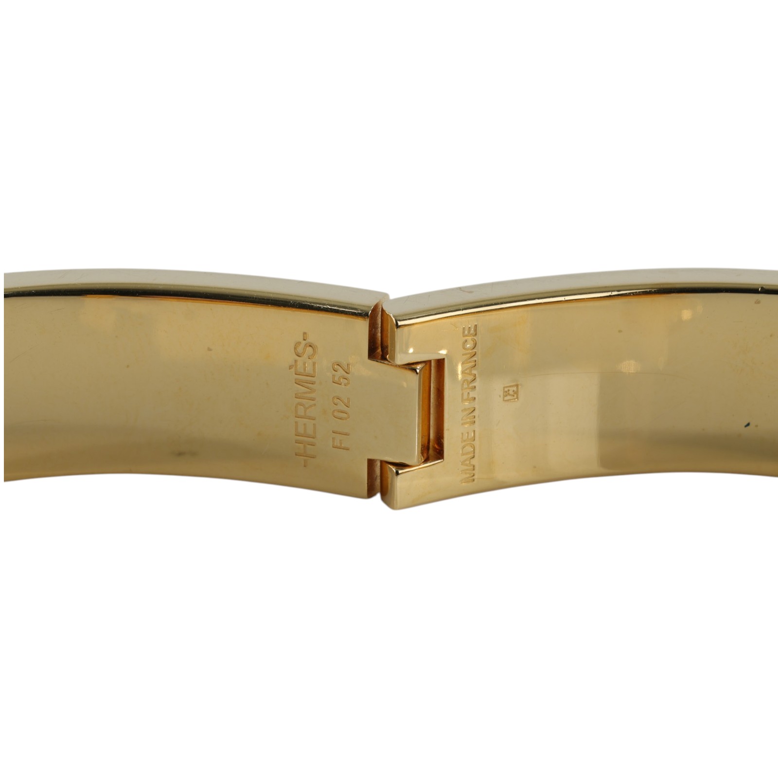 愛馬仕 Hermes Clic H PM 手環 白色 H700001Fv31PM FI 02 52 白金琺瑯CLIC H手環 無附屬品