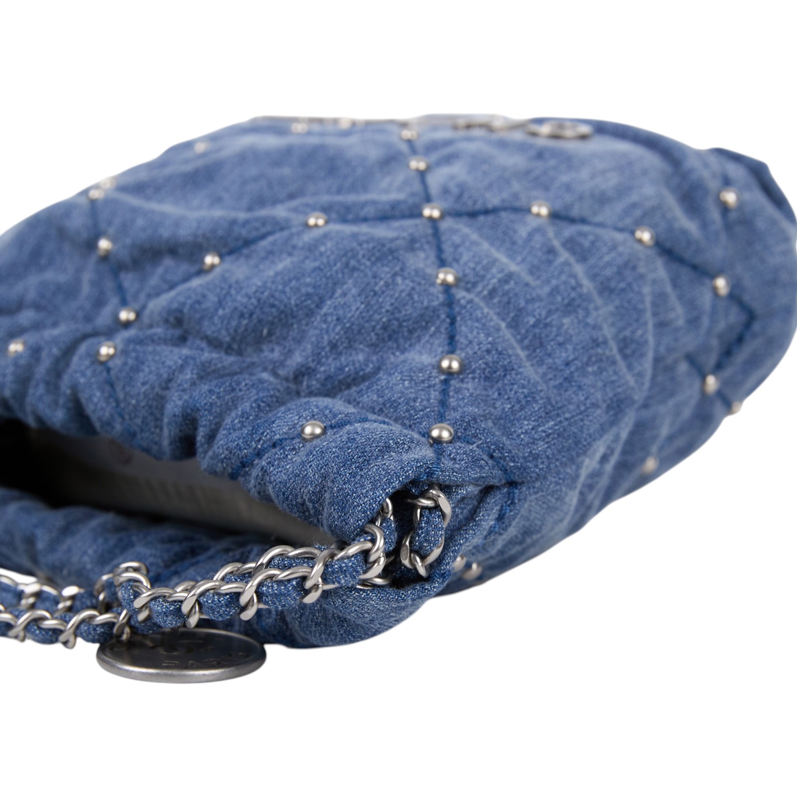 香奈兒 CHANEL 22 迷你 束口包 AS3980 晶片款 牛仔鉚釘22包MINI 新版 防塵袋/背帶