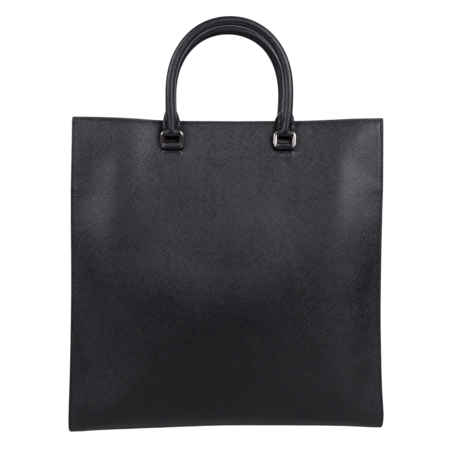 普拉達 PRADA Triangle 手提包 肩背包 斜背包 2VG084_2FAD 黑色SOFFIANO公事包 2WAY 防塵袋/背帶