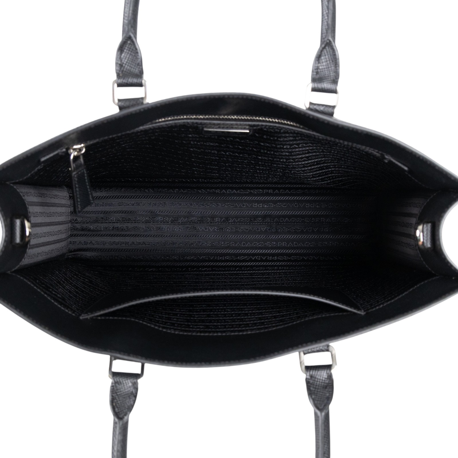 普拉達 PRADA Triangle 手提包 肩背包 斜背包 2VG084_2FAD 黑色SOFFIANO公事包 2WAY 防塵袋/背帶