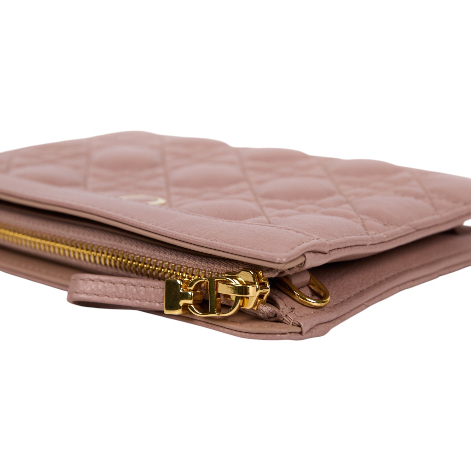 迪奧 CHRISTIAN DIOR Caro Pouch With Chain 拉鍊 鏈帶包 S5106UWHC  防塵袋/背帶