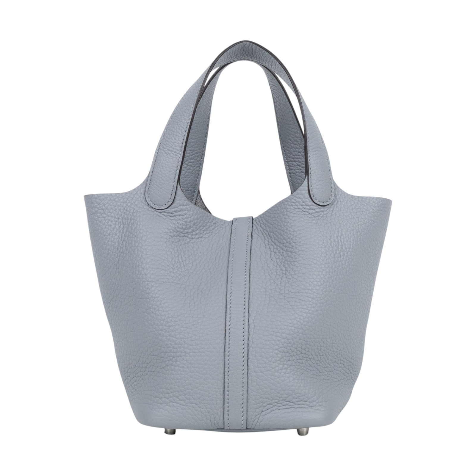 愛馬仕 Hermes Picotin Lock 18 菜籃子包 銀色五金 木偶灰 H056289CKP0 /K PU 002 NI  原廠盒子/防塵袋2/鎖組/購買證明