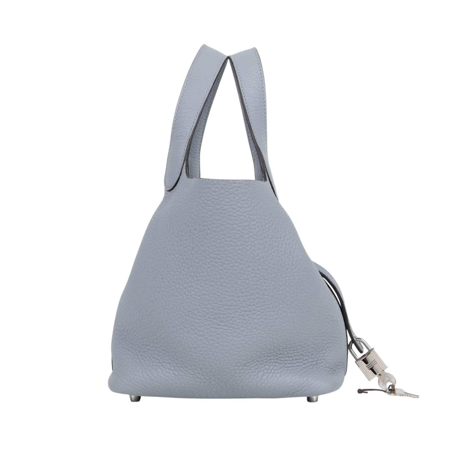 愛馬仕 Hermes Picotin Lock 18 菜籃子包 銀色五金 木偶灰 H056289CKP0 /K PU 002 NI  原廠盒子/防塵袋2/鎖組/購買證明