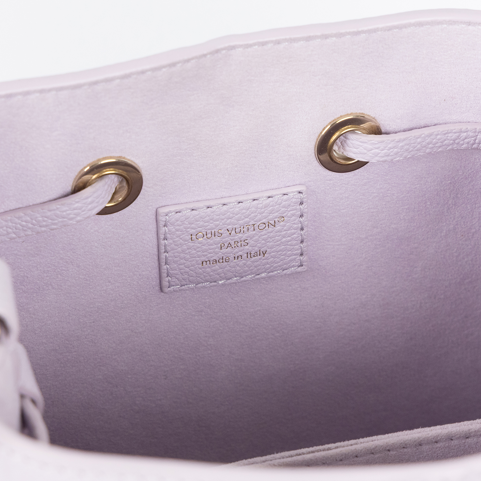 路易威登 LOUIS VUITTON Néonoé BB 肩背 手提包 小型水桶包 Misty Lilac色 M25675 晶片款  原廠盒子/背帶