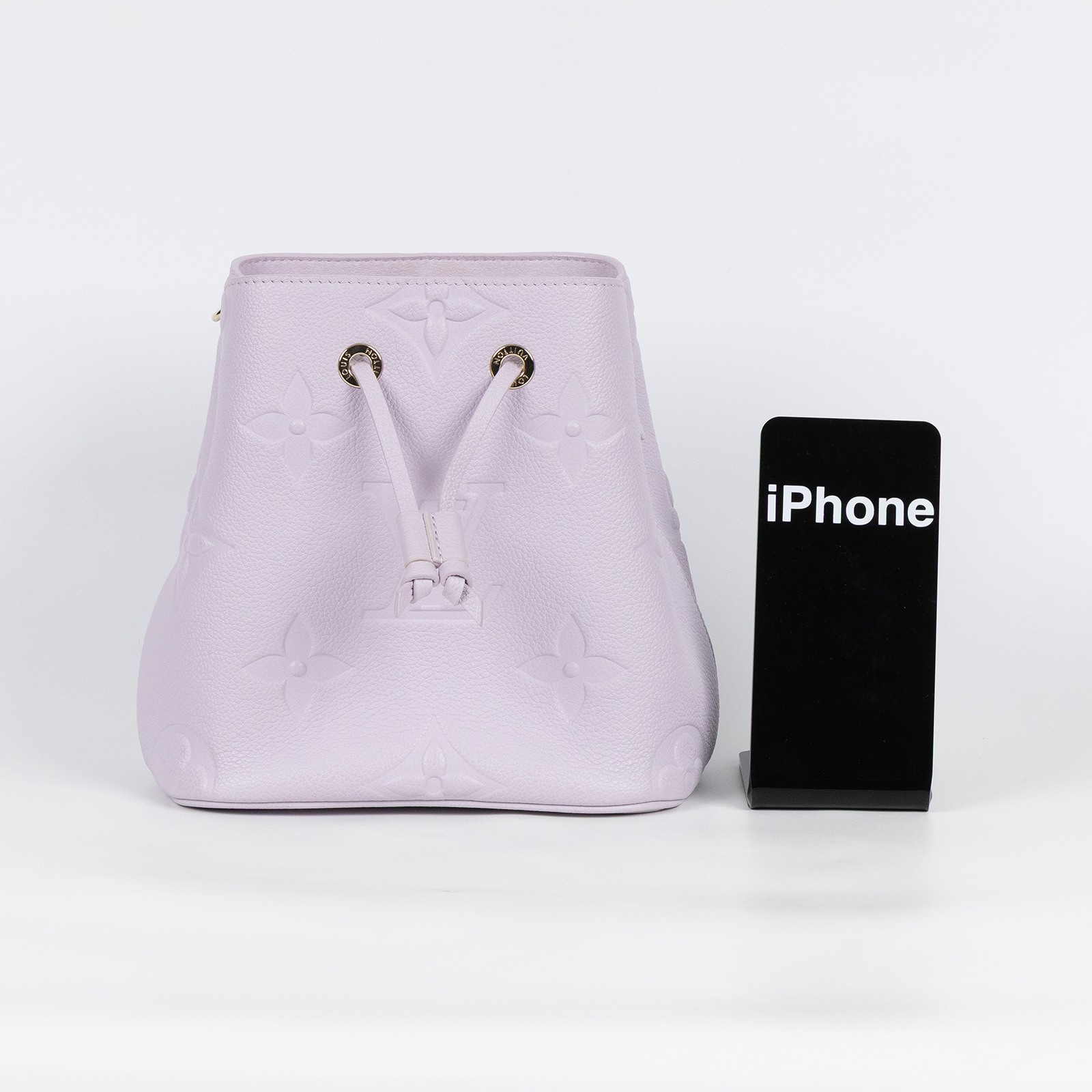 路易威登 LOUIS VUITTON Néonoé BB 肩背 手提包 小型水桶包 Misty Lilac色 M25675 晶片款  原廠盒子/背帶