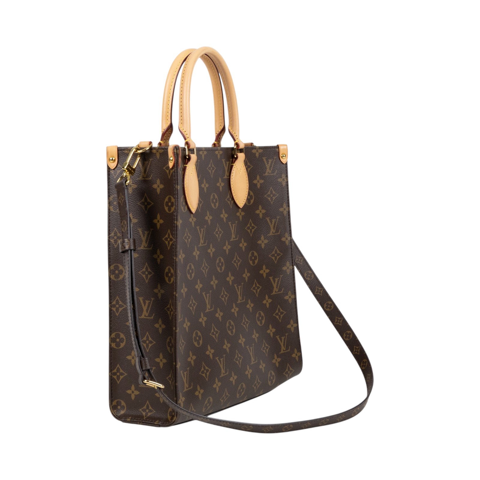 路易威登 LOUIS VUITTON Sac Plat PM 手袋 M45848 晶片款 原花琴譜包 原廠盒子/背帶