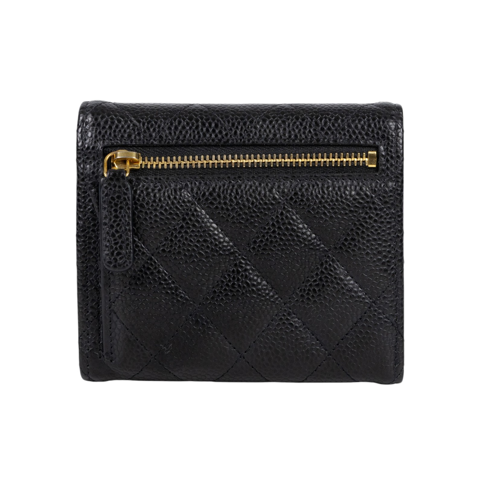 香奈兒 CHANEL 經典 小型 口蓋 皮夾 短夾  AP0231 晶片款 黑荔枝COCO短夾 原廠盒子/防塵袋