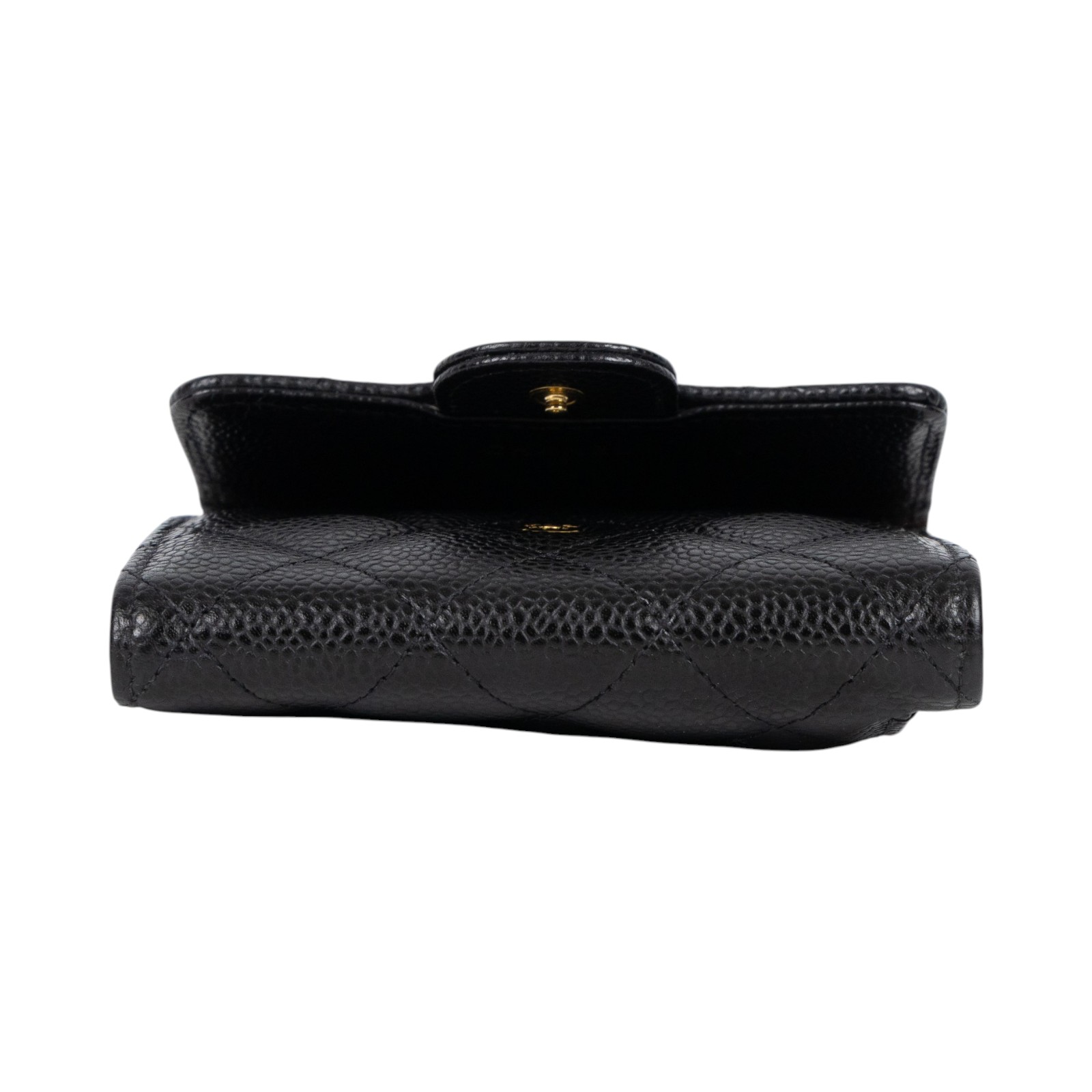 香奈兒 CHANEL 經典 小型 口蓋 皮夾 短夾  AP0231 晶片款 黑荔枝COCO短夾 原廠盒子/防塵袋