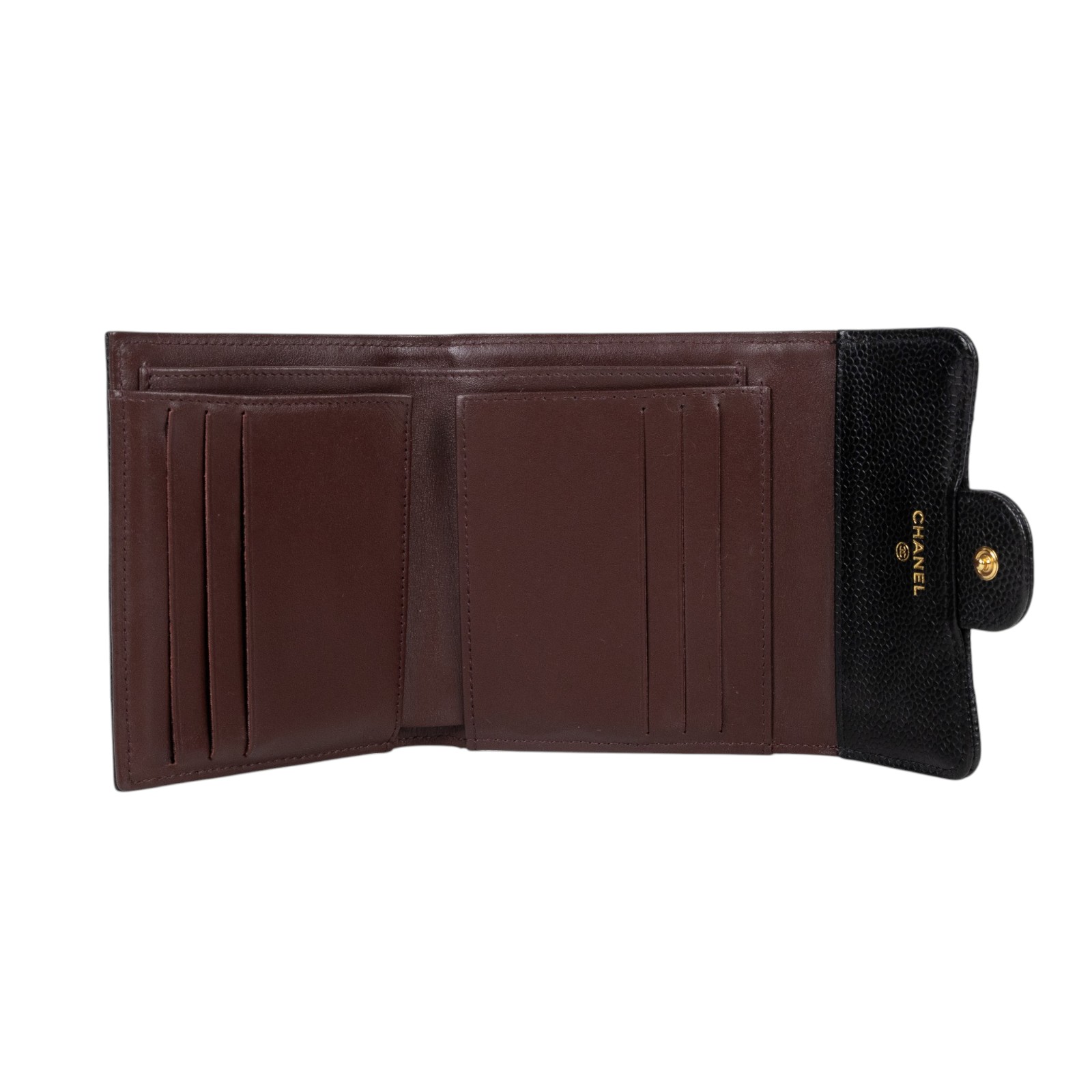 香奈兒 CHANEL 經典 小型 口蓋 皮夾 短夾  AP0231 晶片款 黑荔枝COCO短夾 原廠盒子/防塵袋