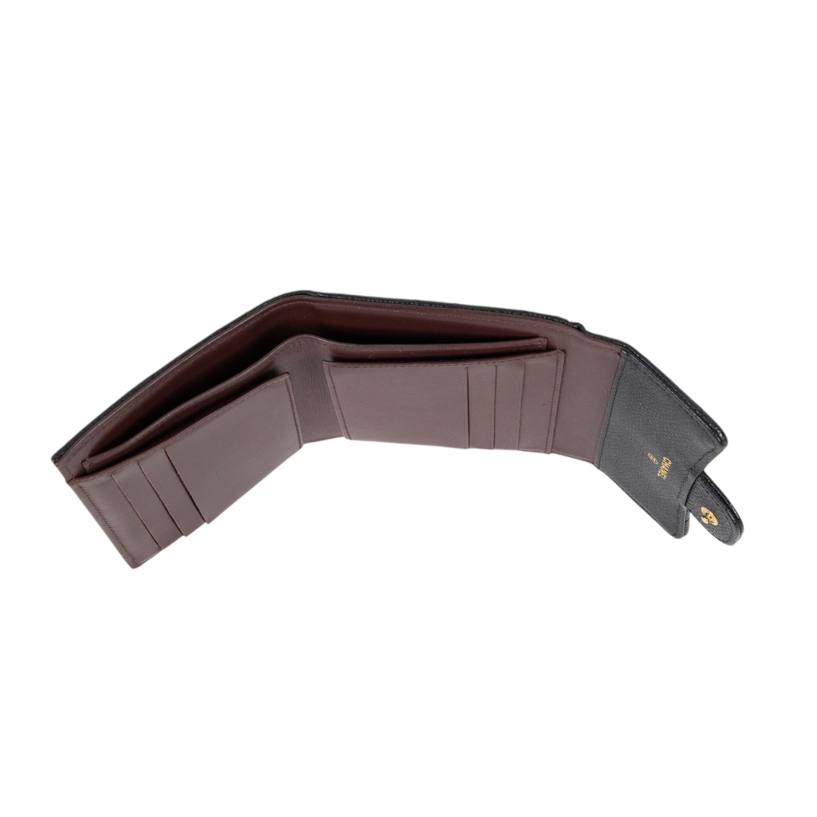 香奈兒 CHANEL 經典 小型 口蓋 皮夾 短夾  AP0231 晶片款 黑荔枝COCO短夾 原廠盒子/防塵袋