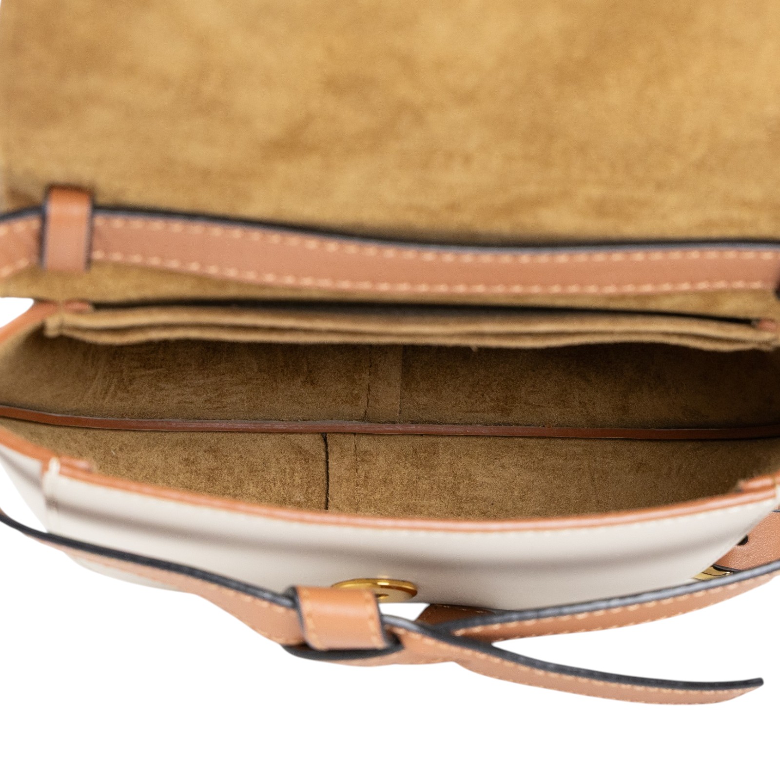 羅意威 LOEWE Mini Gate Dual bag 迷你 小牛皮 肩背包 A650N46X12 淺灰拚焦糖GATE MINI 原廠盒子/防塵袋