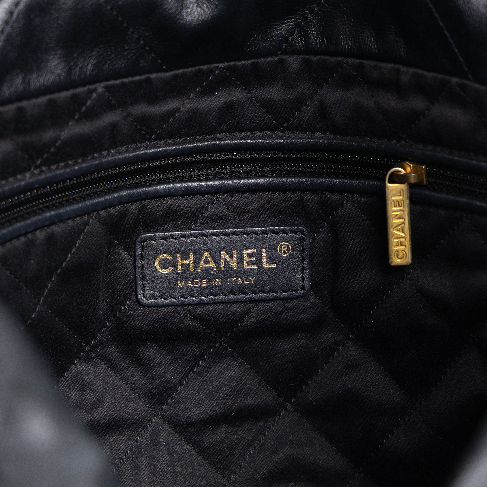 香奈兒 CHANEL 22 小型 束口包 AS3260 晶片款 黑金22包 小號 內袋