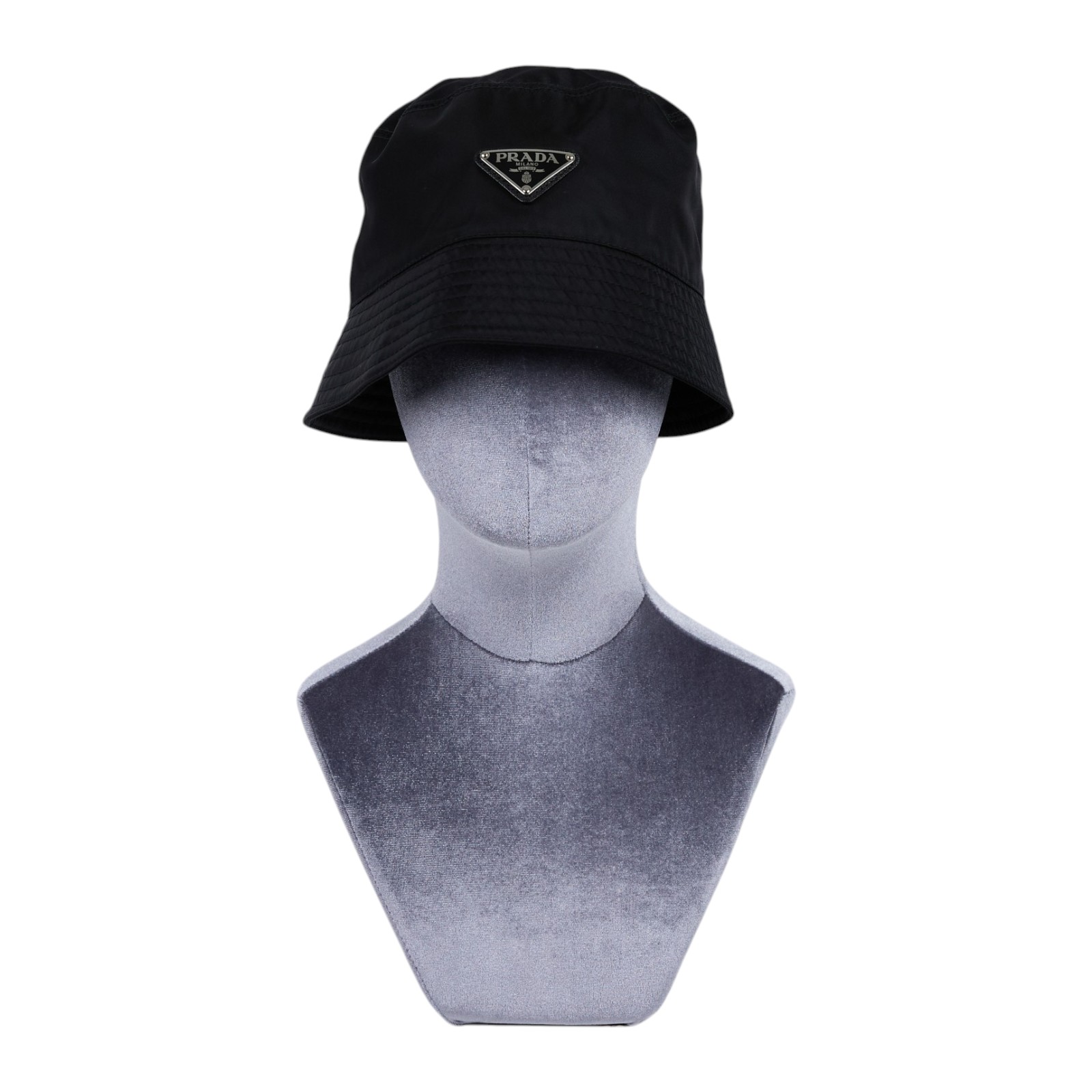 普拉達 PRADA Re-Nylon 漁夫帽 1HC137_2DMI_M 黑漁夫帽#M 無附屬品