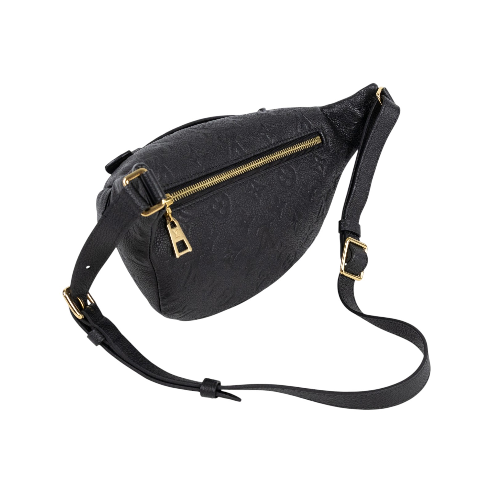 路易威登 LOUIS VUITTON 壓紋皮革 腰包 M44812 黑壓紋EMPREINTE胸包 無附屬品