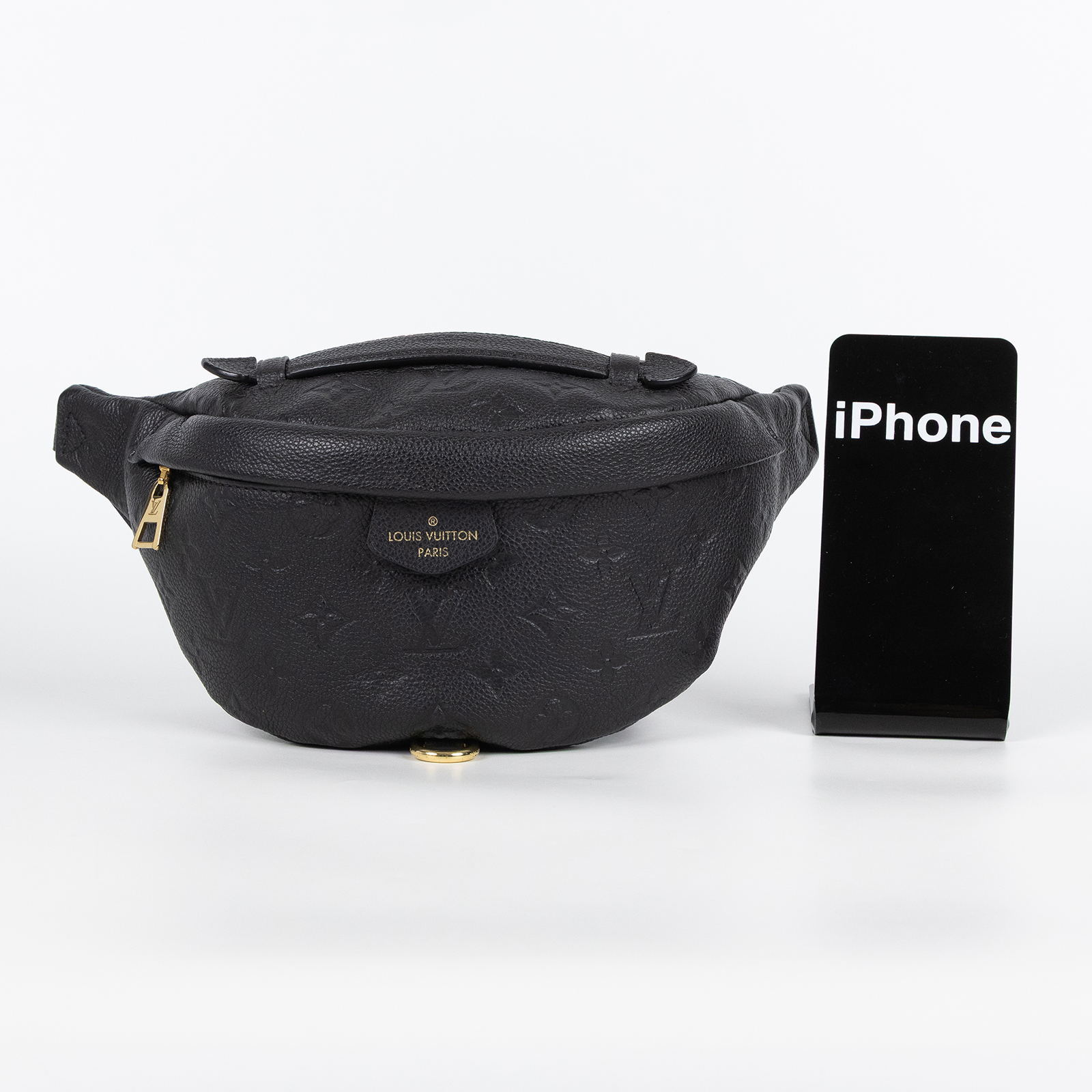 路易威登 LOUIS VUITTON 壓紋皮革 腰包 M44812 黑壓紋EMPREINTE胸包 無附屬品