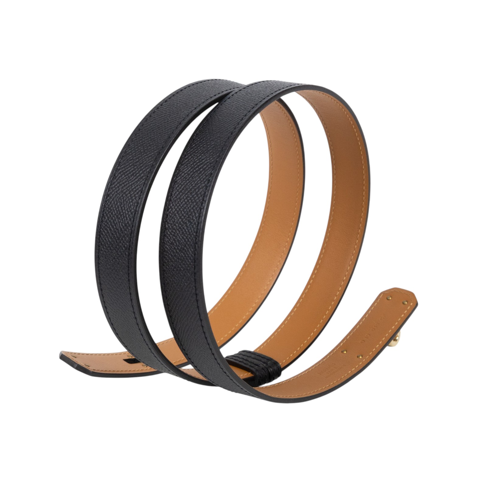 愛馬仕 Hermes OKelly 24 mm 皮帶 黑色 H079601CP89 /D ID 010 CF D刻 黑金KELLY皮帶 原廠盒子/防塵袋