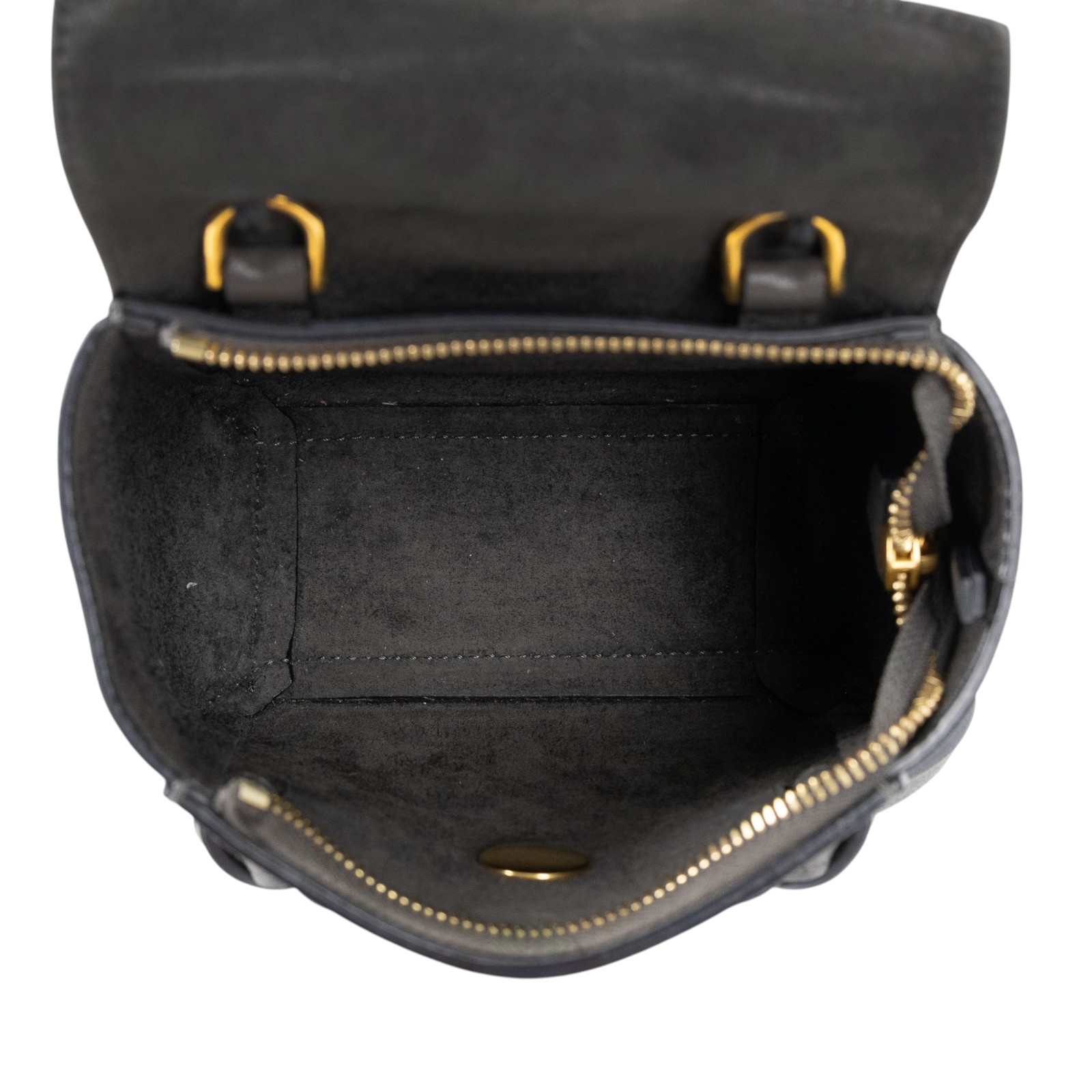 思琳 CELINE Pico Belt 手袋 194263ZVA 鐵灰鯰魚包 BELT PICO 防塵袋/背帶/購買證明