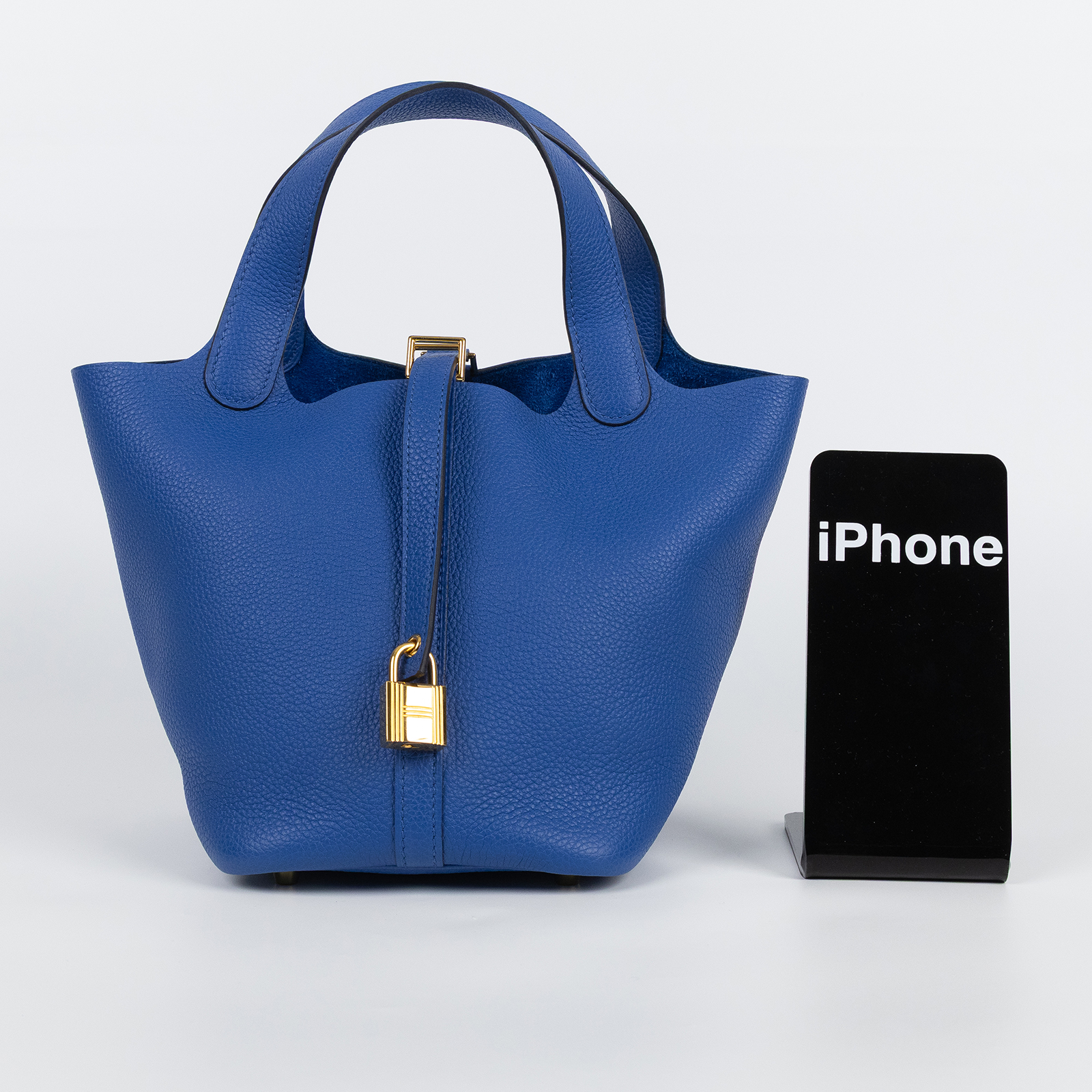 愛馬仕 Hermes Picotin Lock 18 菜籃子包 PT18 Z PU 010 NI Z刻 藍PICOTIN18 防塵袋