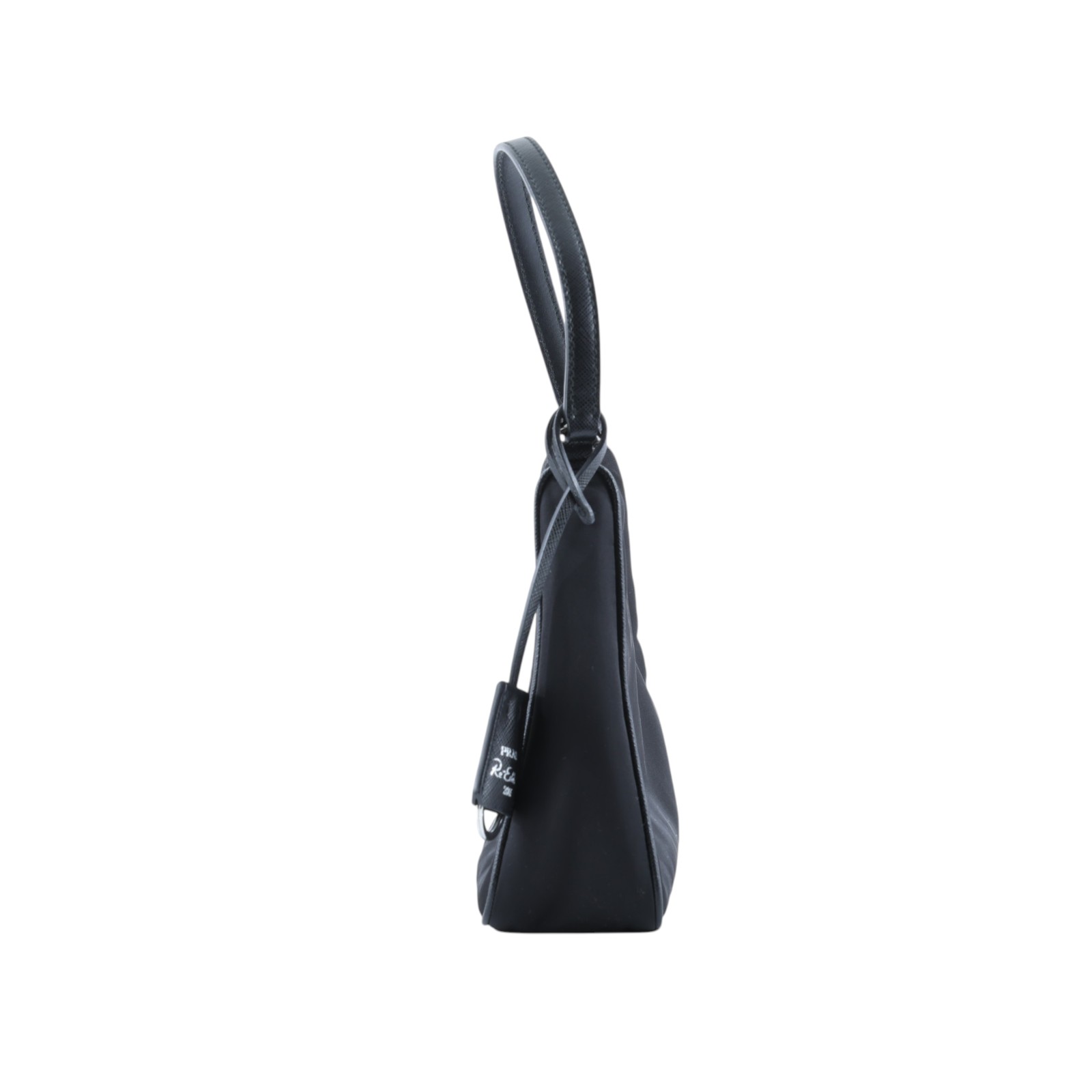 普拉達 PRADA Prada Re-Edition 環保尼龍 迷你袋 1NE204_R064 黑尼龍HOBO腋下包 防塵袋