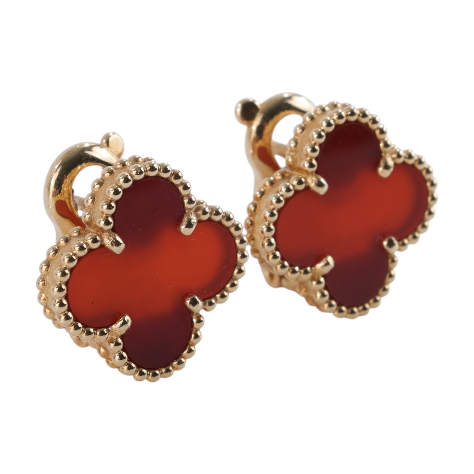 梵克雅寶 Van Cleef & Arpels Vintage Alhambra 耳環 VCARD40400  原廠盒子