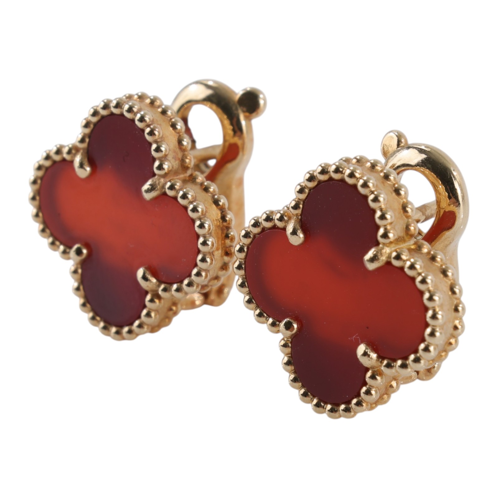 梵克雅寶 Van Cleef & Arpels Vintage Alhambra 耳環 VCARD40400  原廠盒子