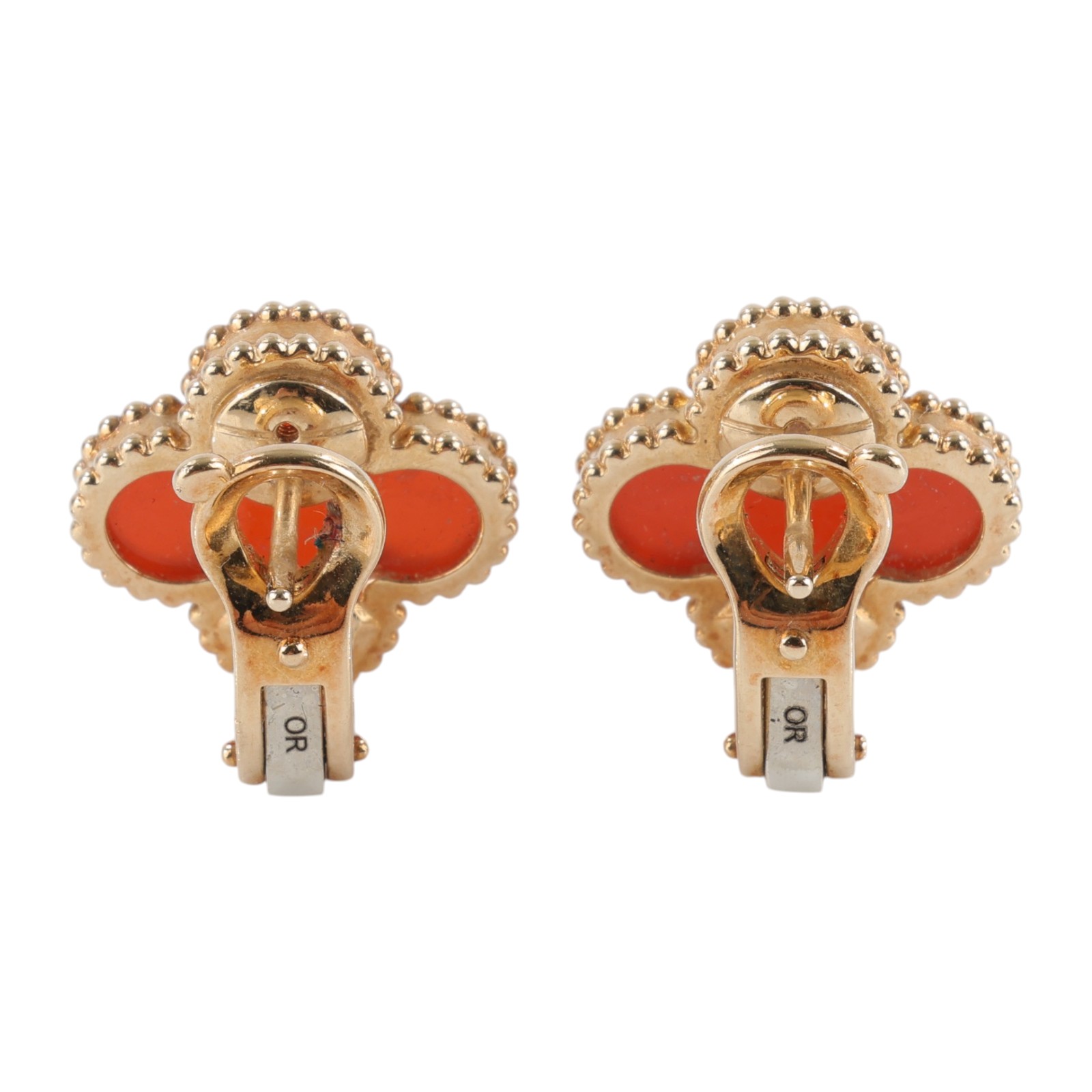 梵克雅寶 Van Cleef & Arpels Vintage Alhambra 耳環 VCARD40400  原廠盒子