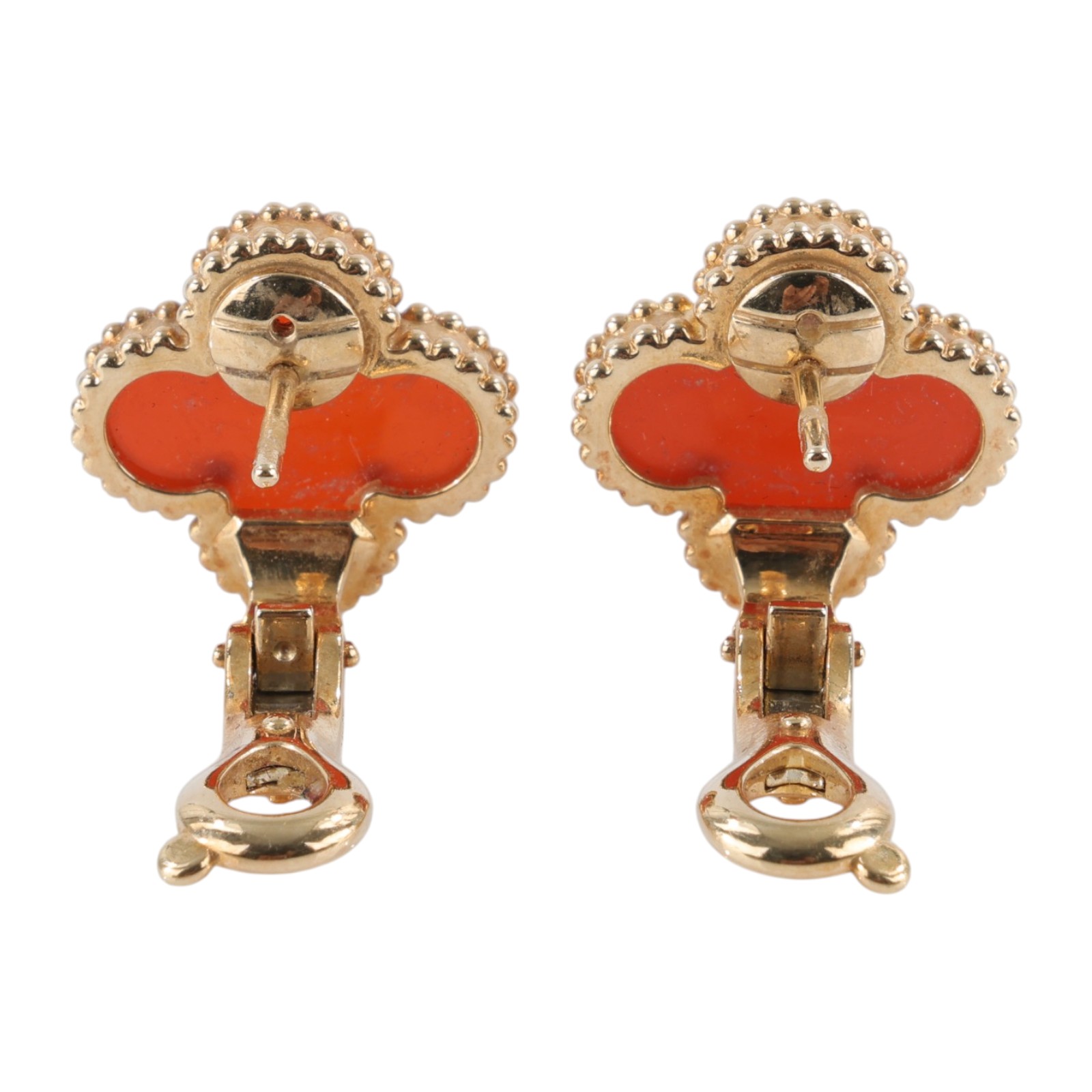 梵克雅寶 Van Cleef & Arpels Vintage Alhambra 耳環 VCARD40400  原廠盒子