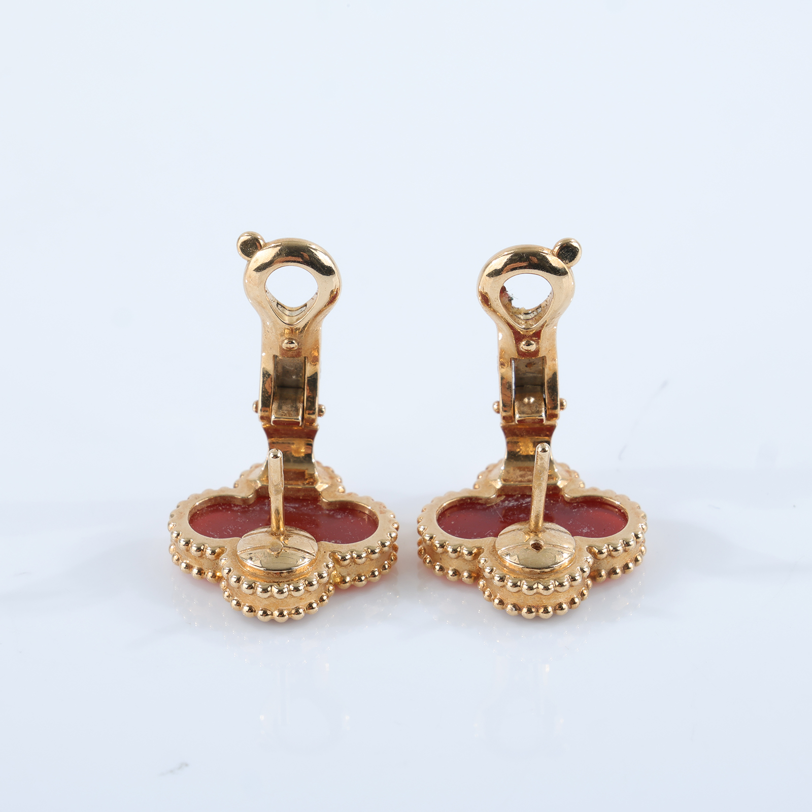 梵克雅寶 Van Cleef & Arpels Vintage Alhambra 耳環 VCARD40400  原廠盒子