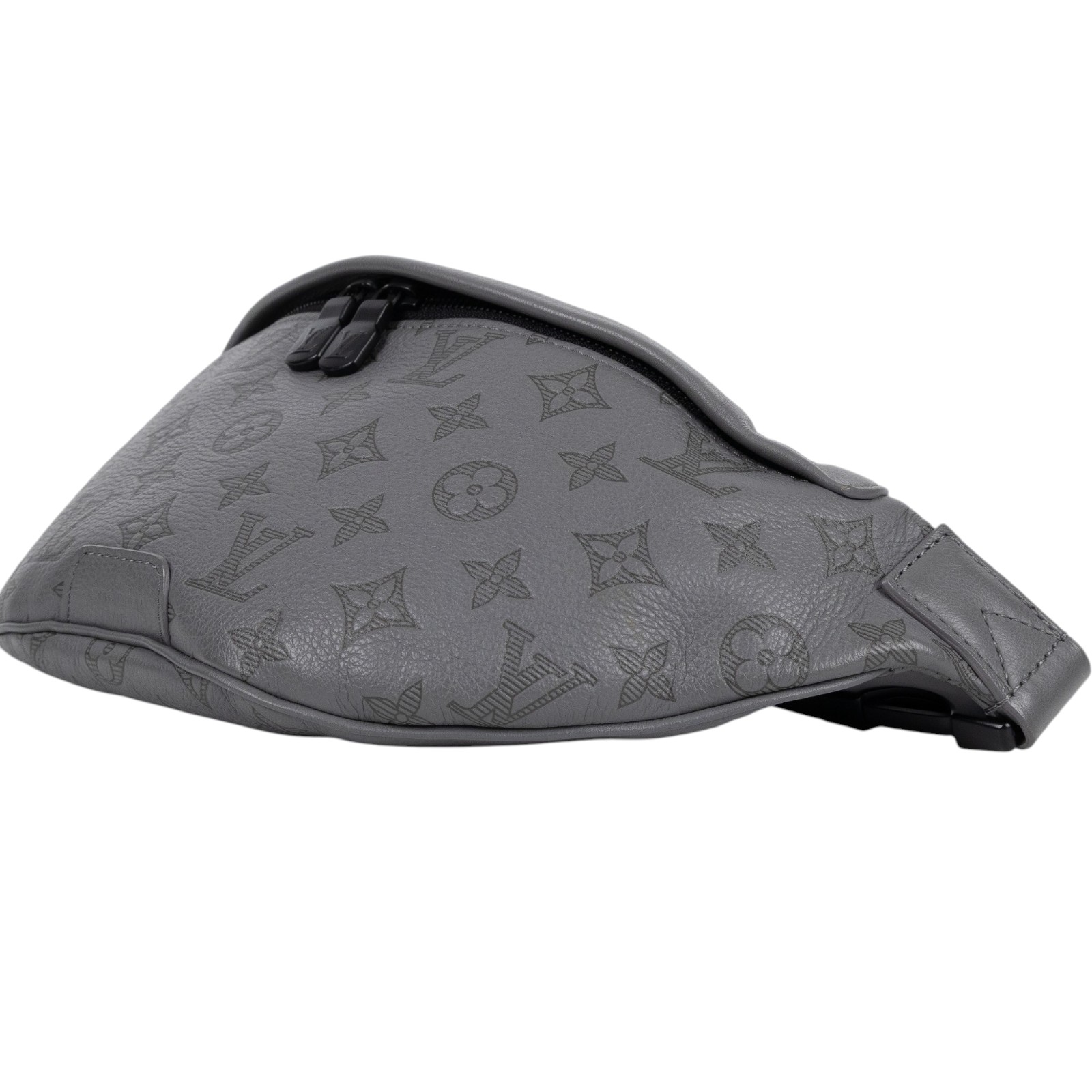 路易威登 LOUIS VUITTON Discovery 腰包 灰色 M46108 晶片款 灰壓紋DISCOVERY腰包 無附屬品