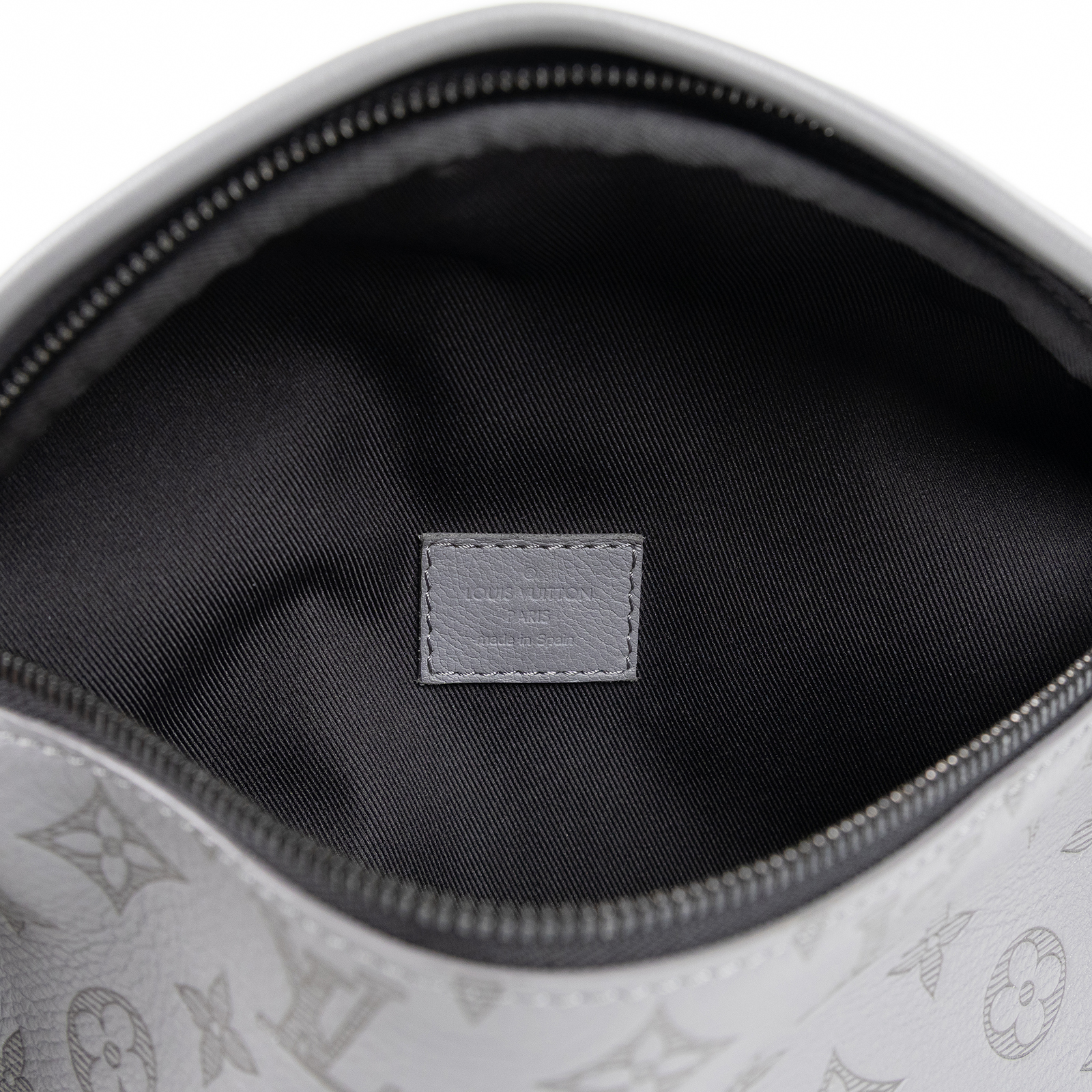 路易威登 LOUIS VUITTON Discovery 腰包 灰色 M46108 晶片款 灰壓紋DISCOVERY腰包 無附屬品