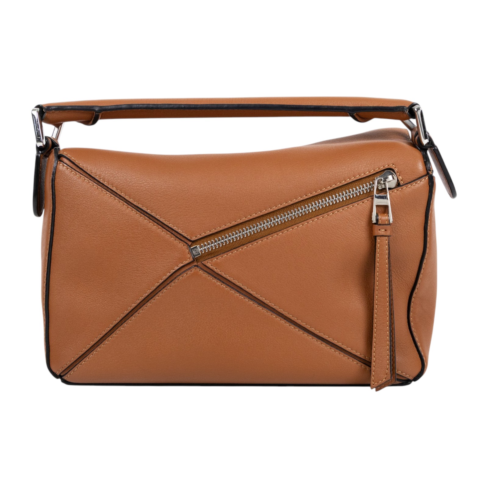 羅意威 LOEWE Small Puzzle bag 肩背 斜背包 A510P60X41 焦糖PUZZLE SMALL 背帶