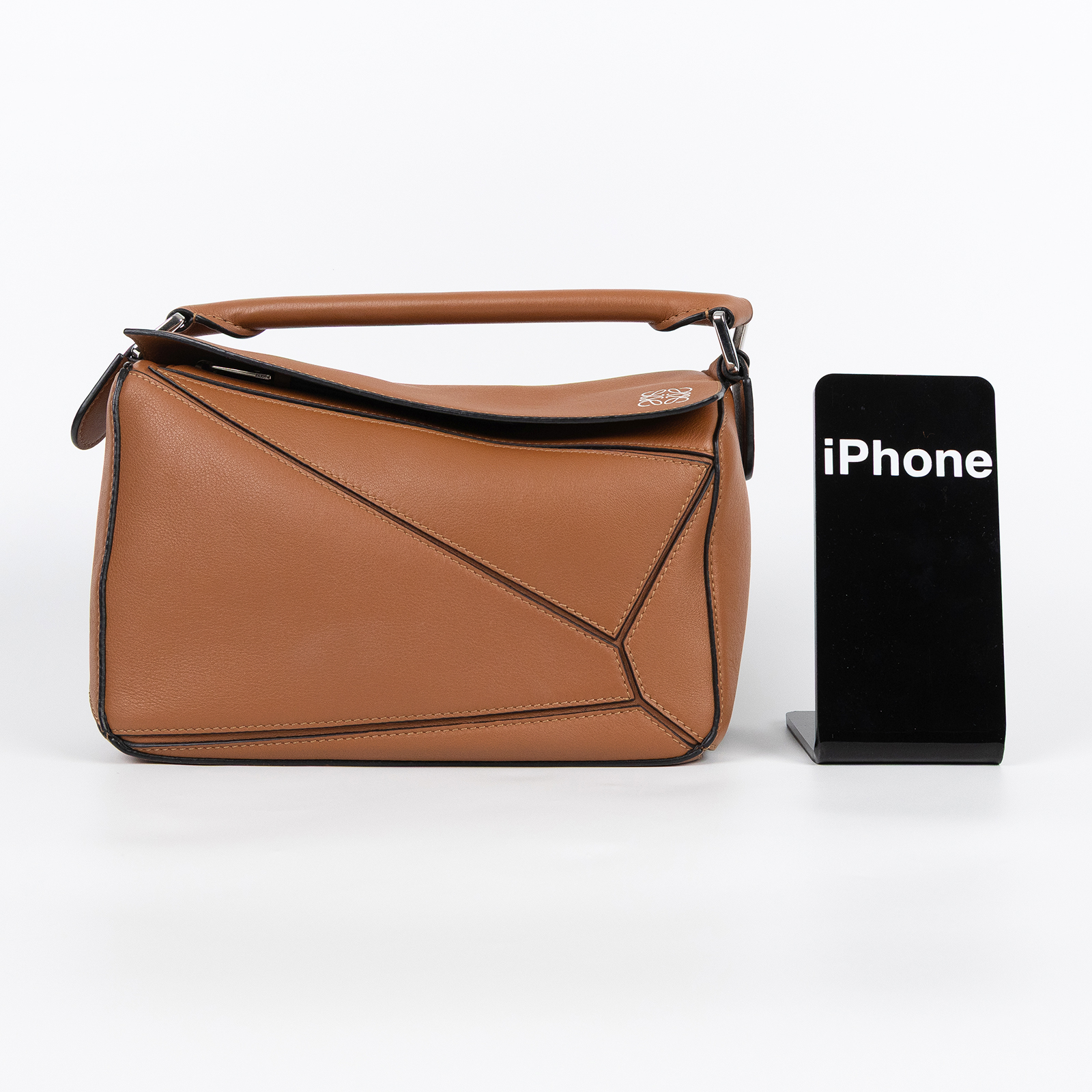 羅意威 LOEWE Small Puzzle bag 肩背 斜背包 A510P60X41 焦糖PUZZLE SMALL 背帶