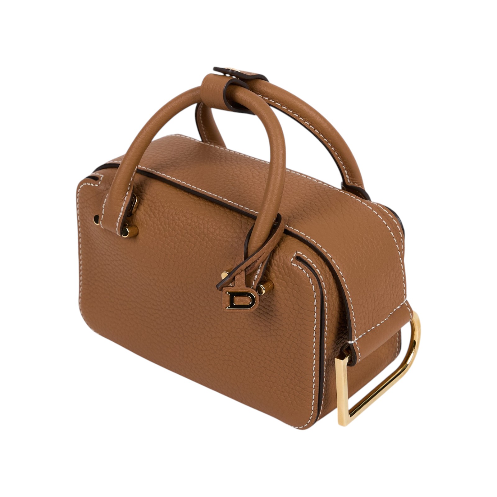 德爾沃 DELVAUX  Cool Box Nano  棕色NANO COOL BOX 防塵袋/背帶